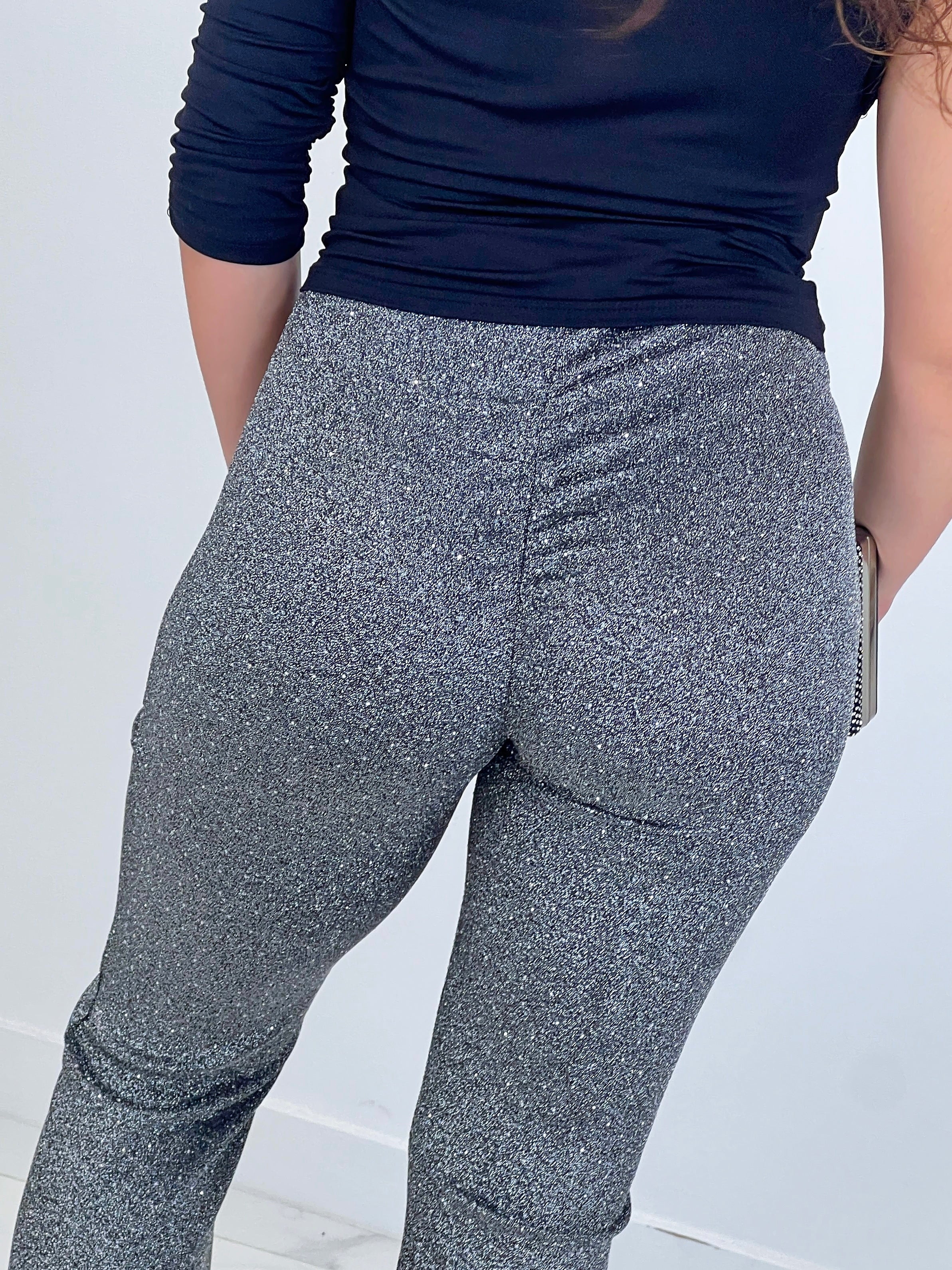 Pantaló flare brillant