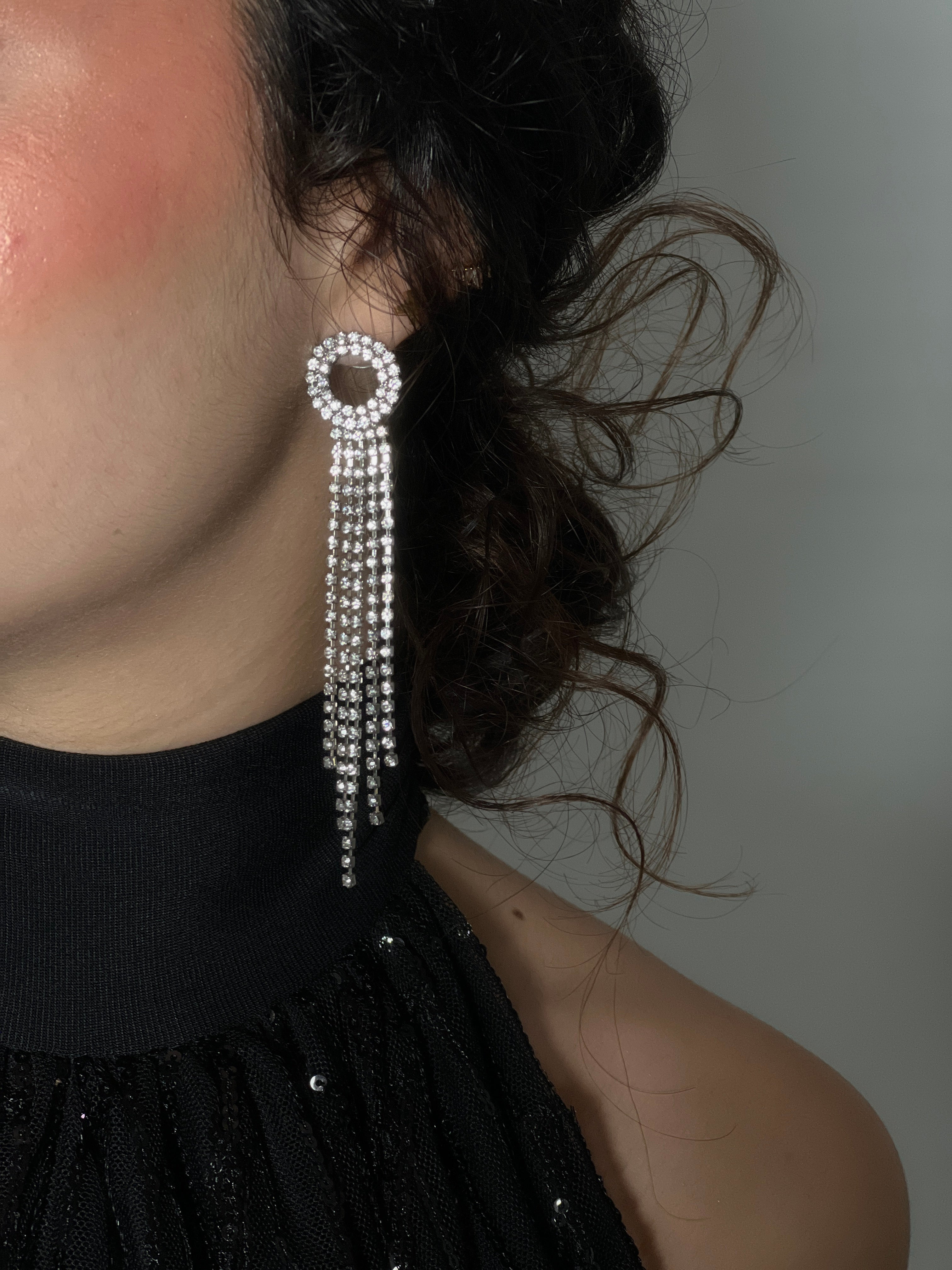 Pendientes circulo pedrería - Zebra&Maduixa®
