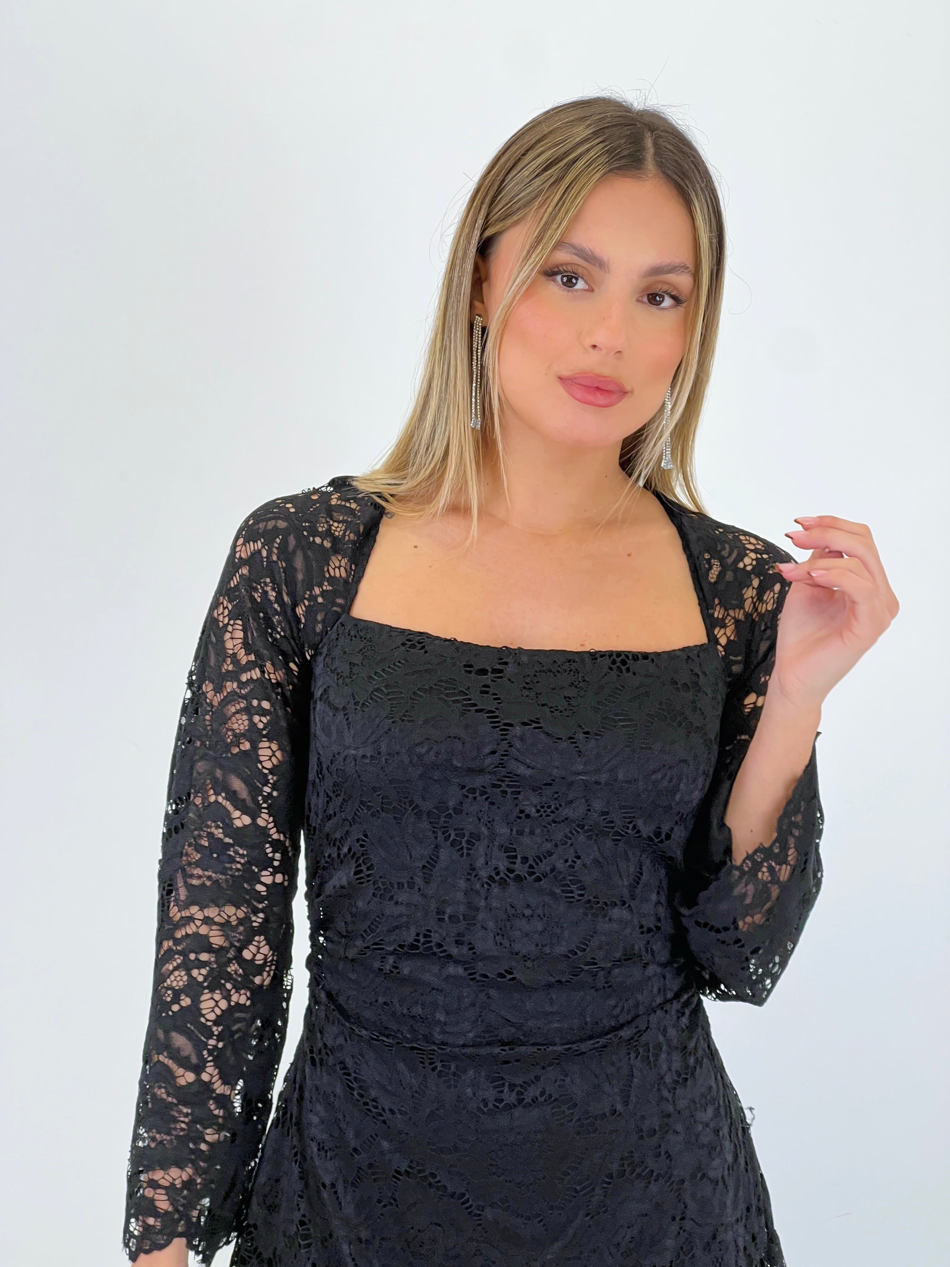 Vestido evasé manga acampanada - Zebra&Maduixa®