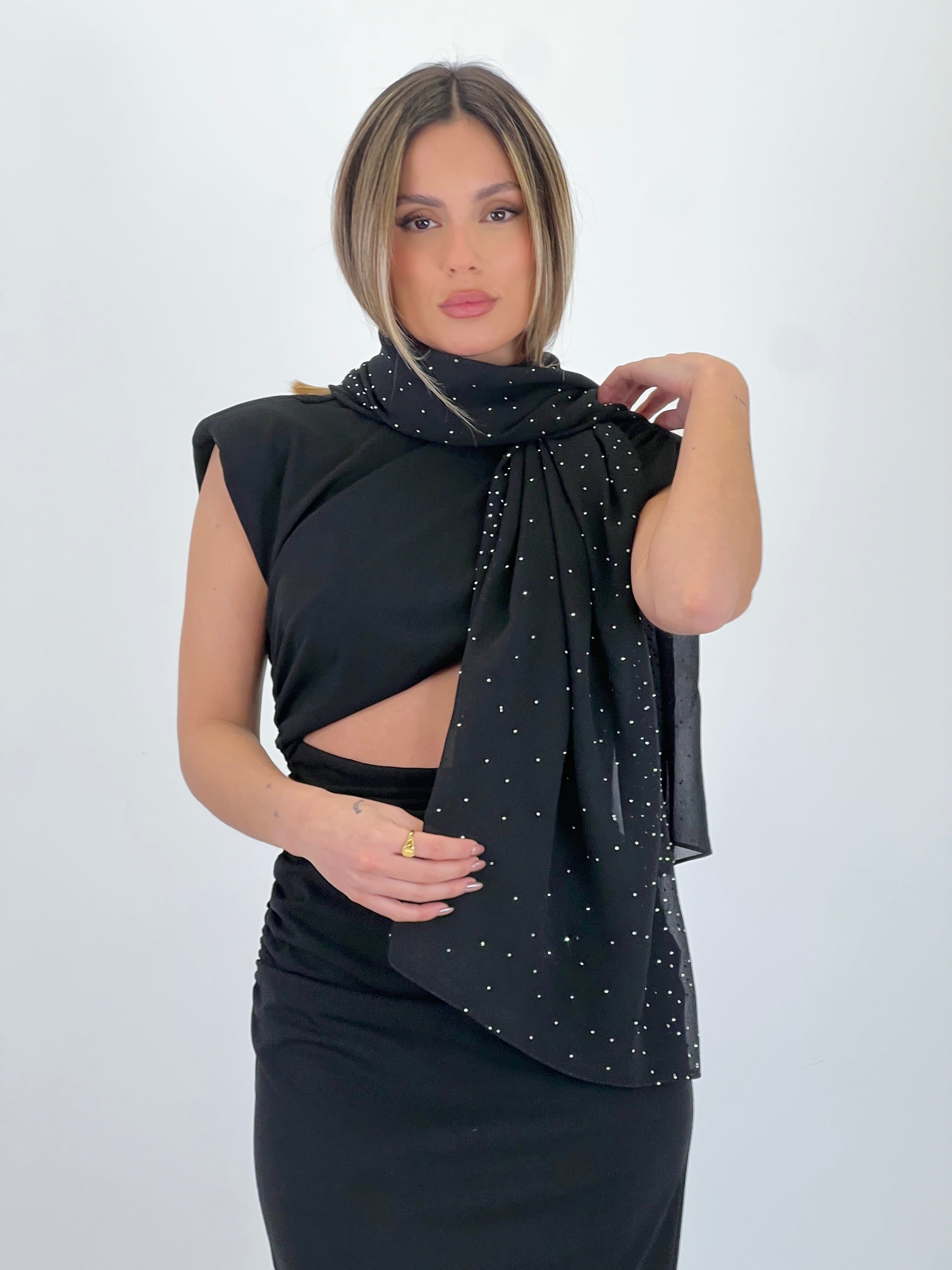 Vestido cut out midi Mirta - Zebra&Maduixa®