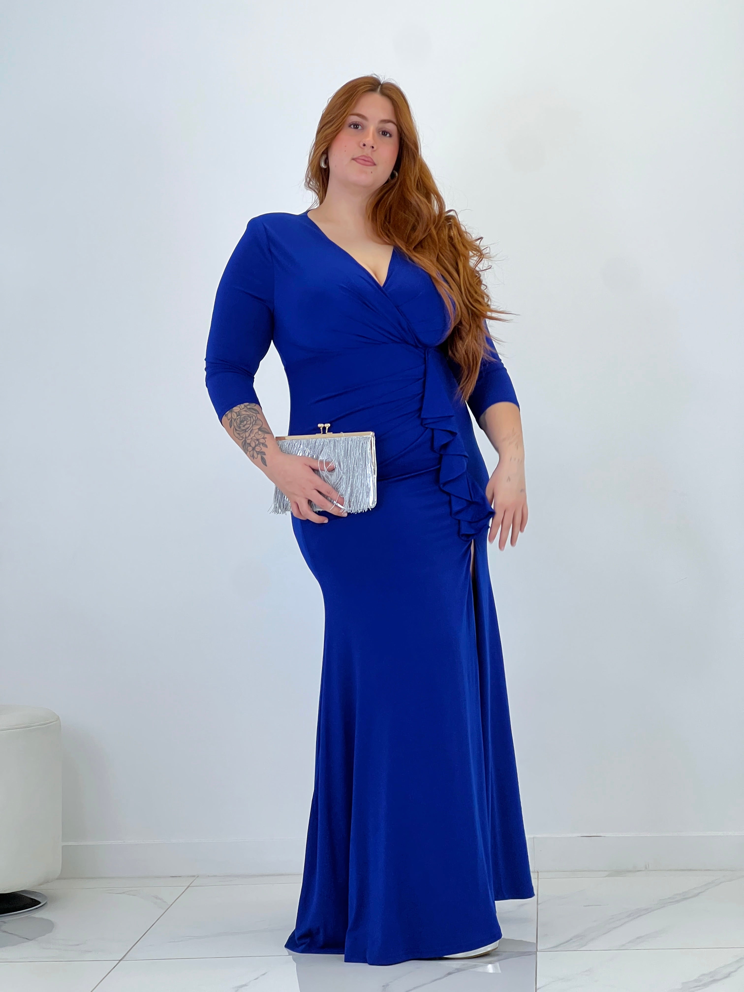 Vestido con manga y volante Xenia - Zebra&Maduixa®