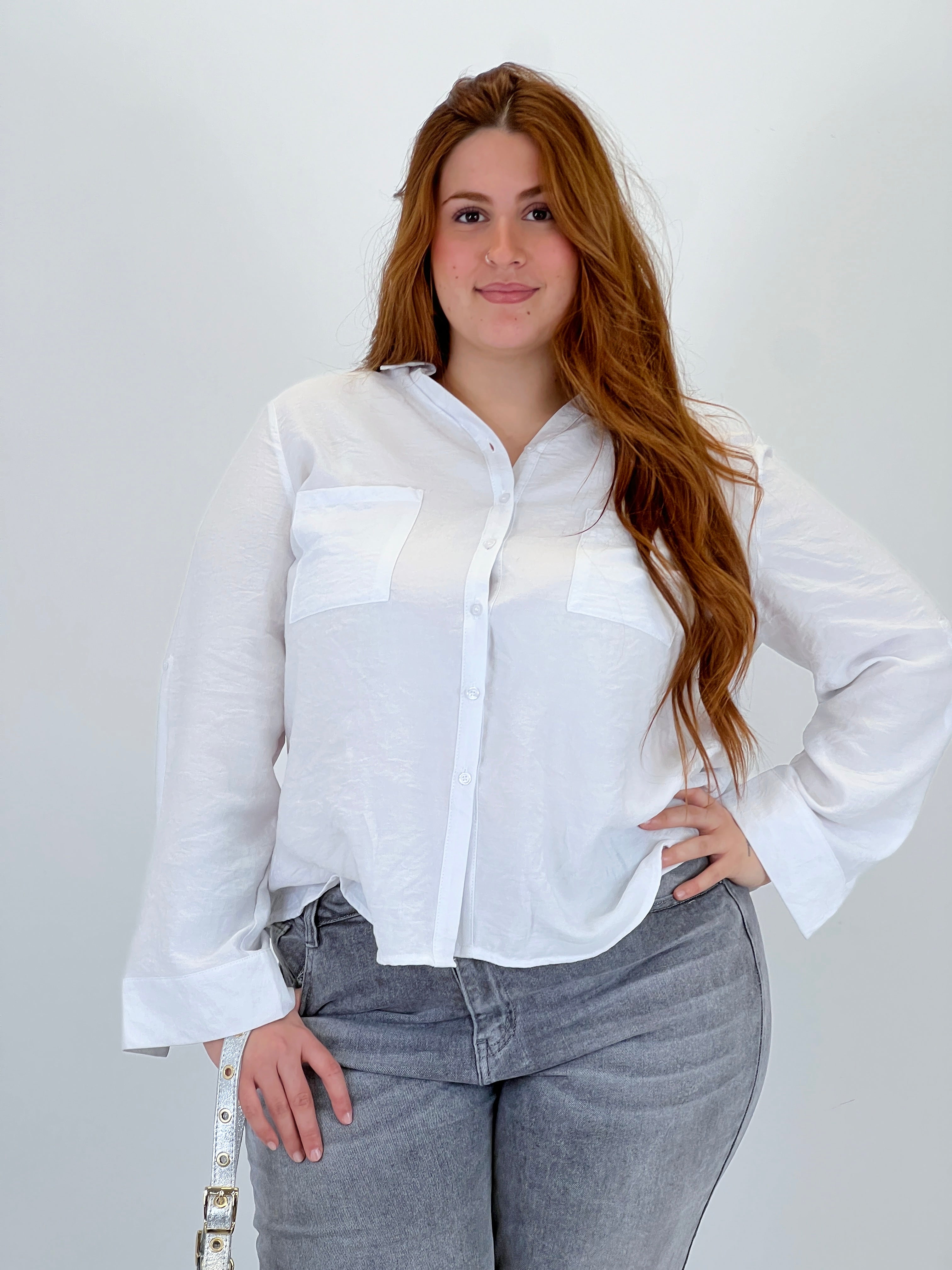 Jeans rectos tiro alto plus size - Zebra&Maduixa®