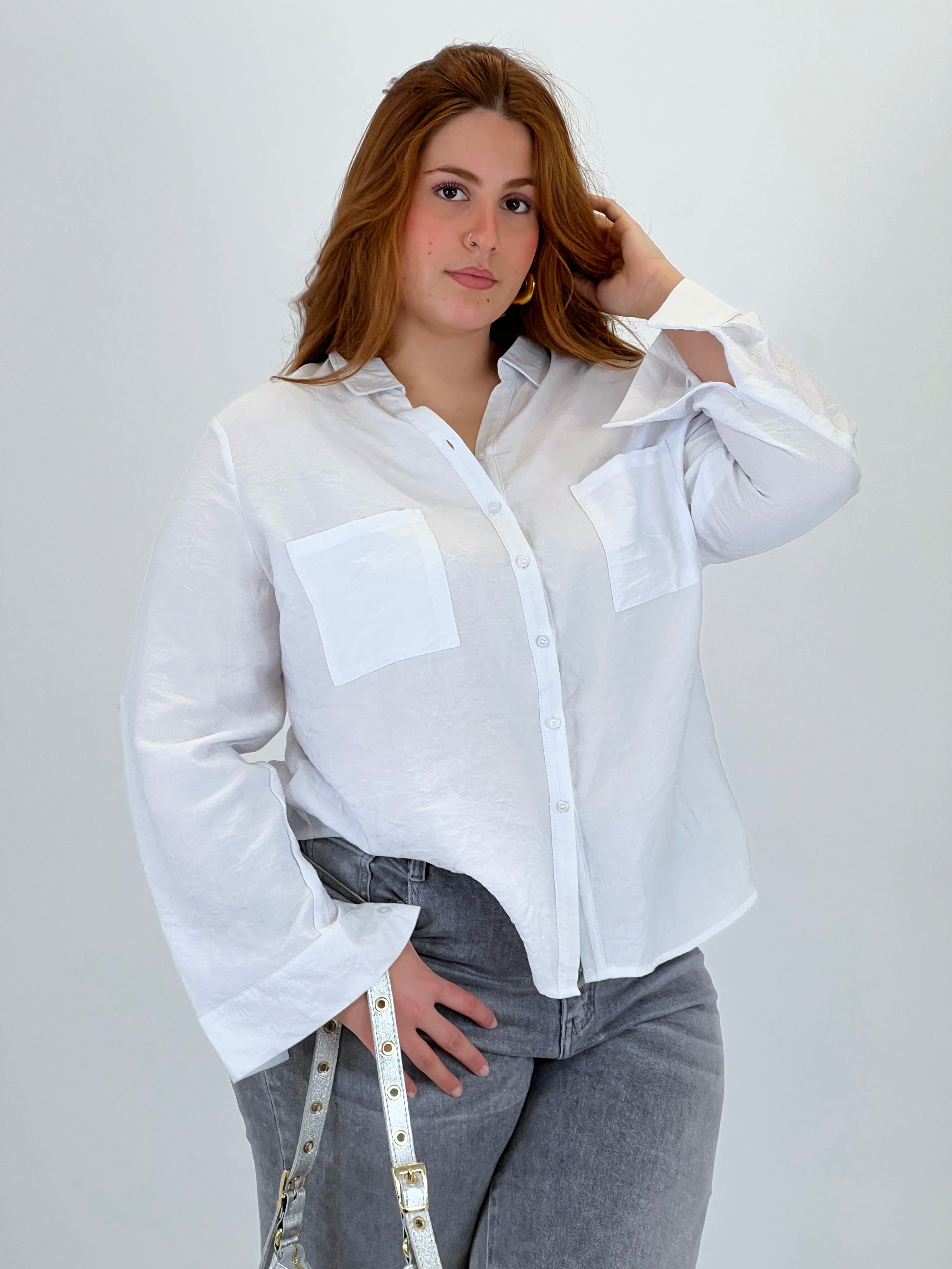 Jeans rectos tiro alto plus size - Zebra&Maduixa®