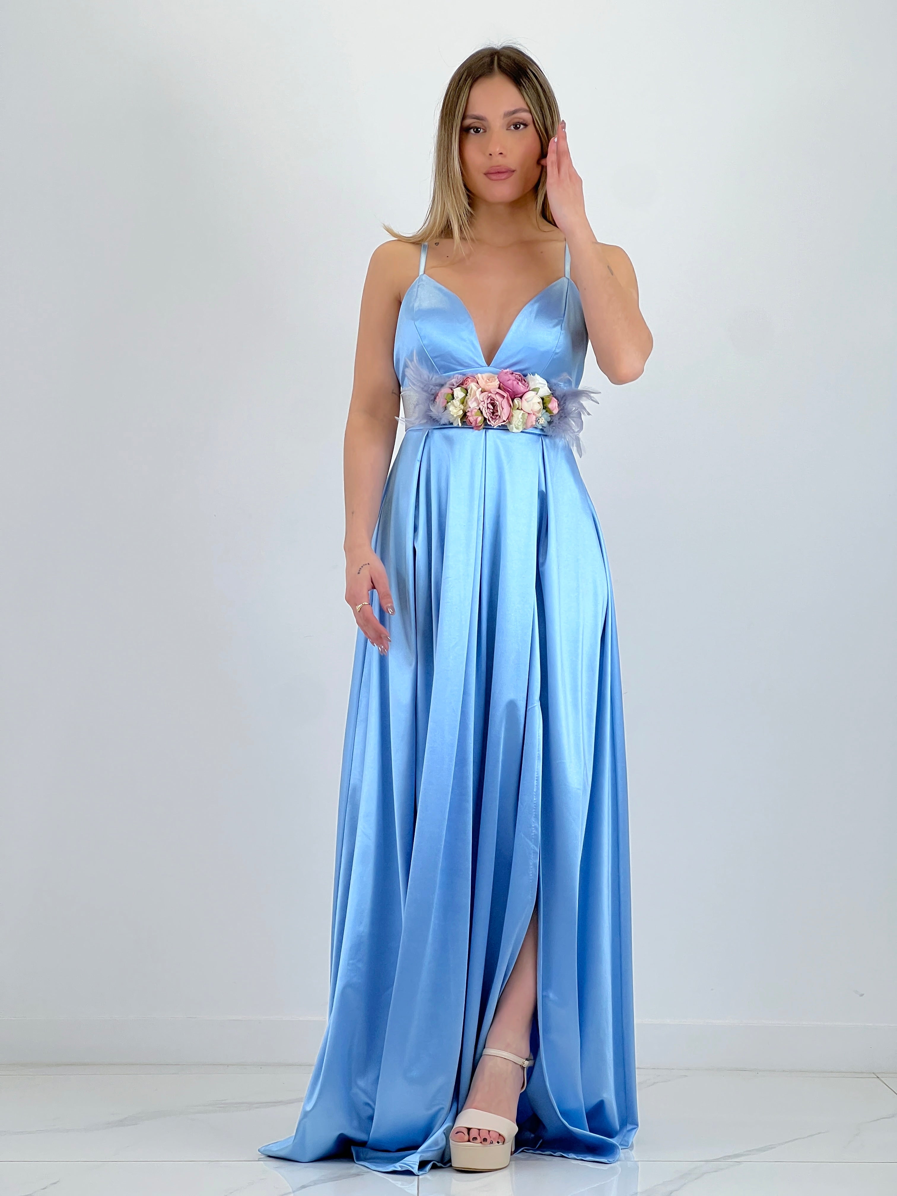 Seline satin dress