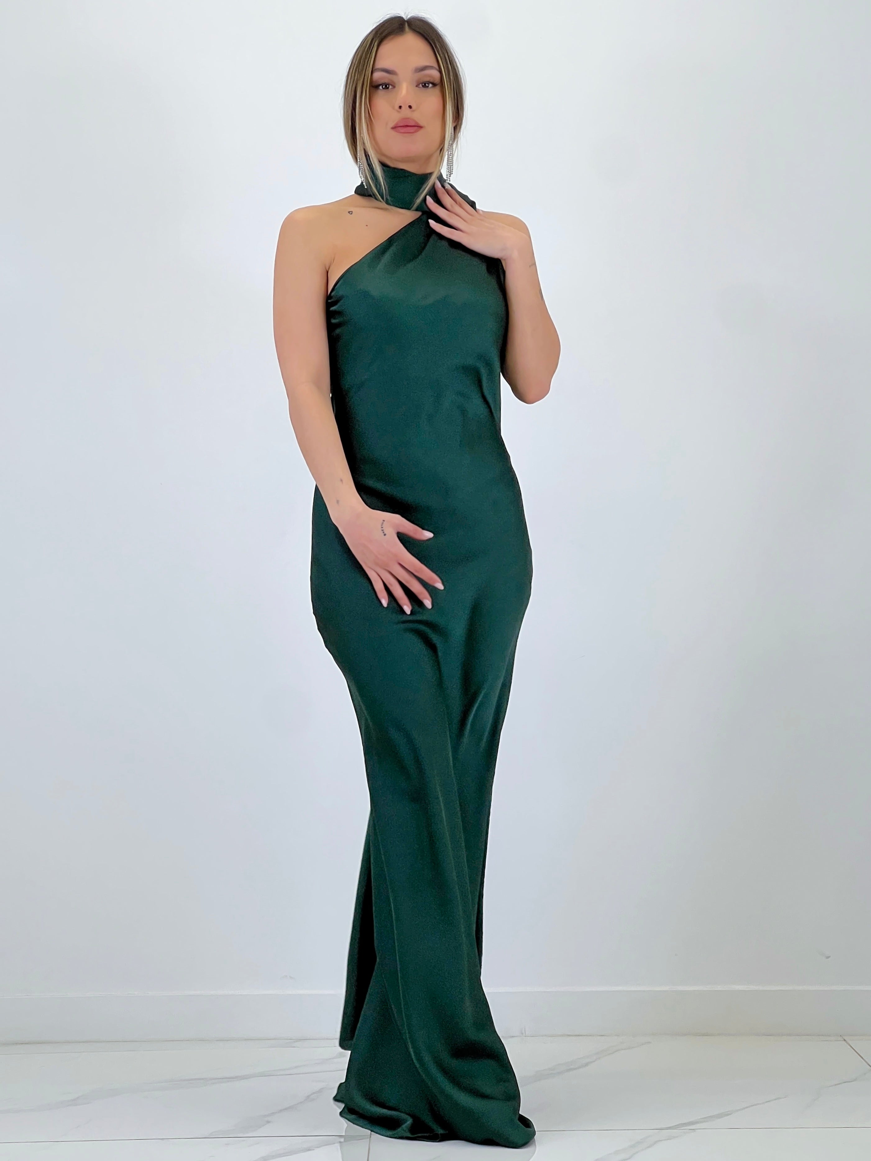 Vestido raso choker Priscila - Zebra&Maduixa®