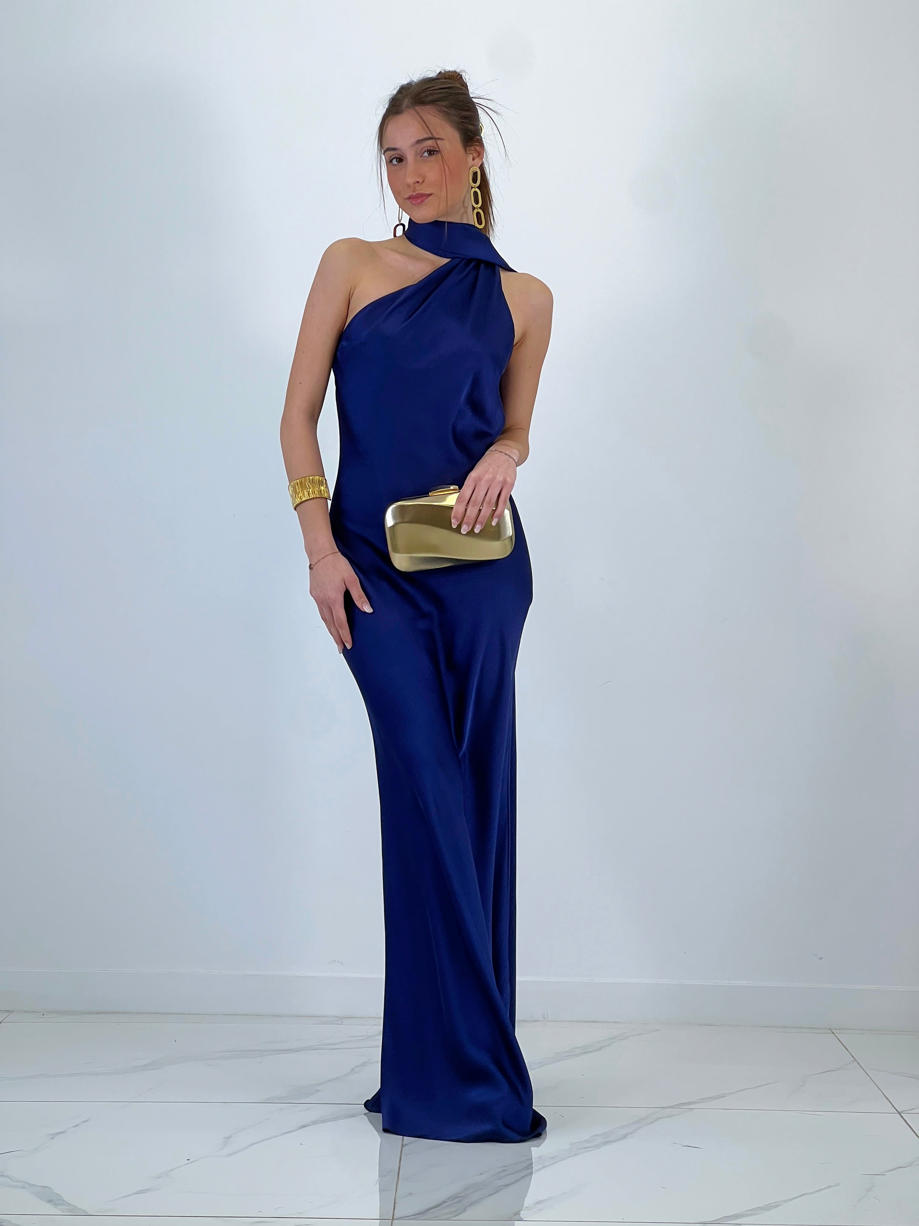 Vestido raso choker Priscila - Zebra&Maduixa®