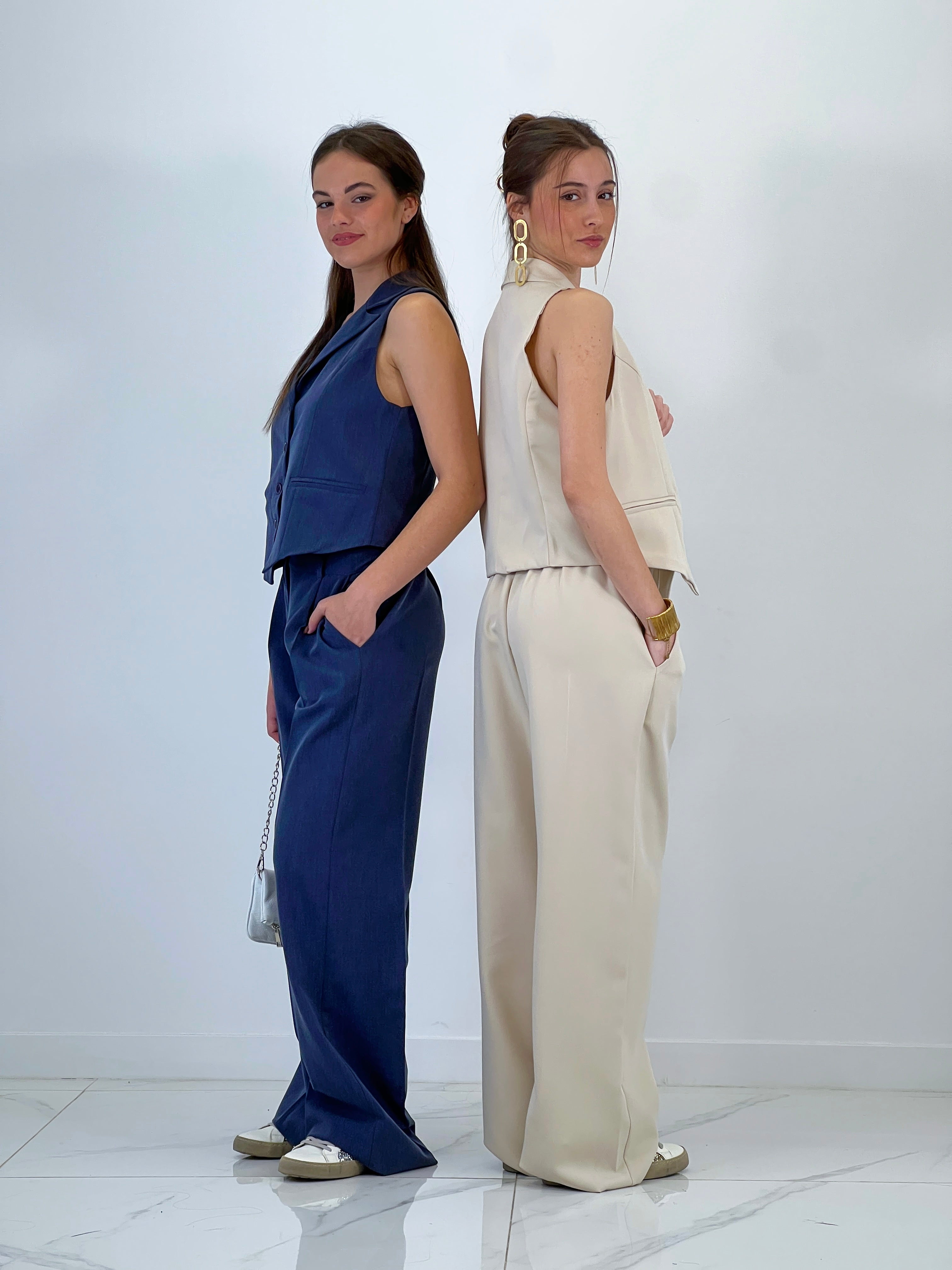 Conjunto pantalón y chaleco Paris - Zebra&Maduixa®