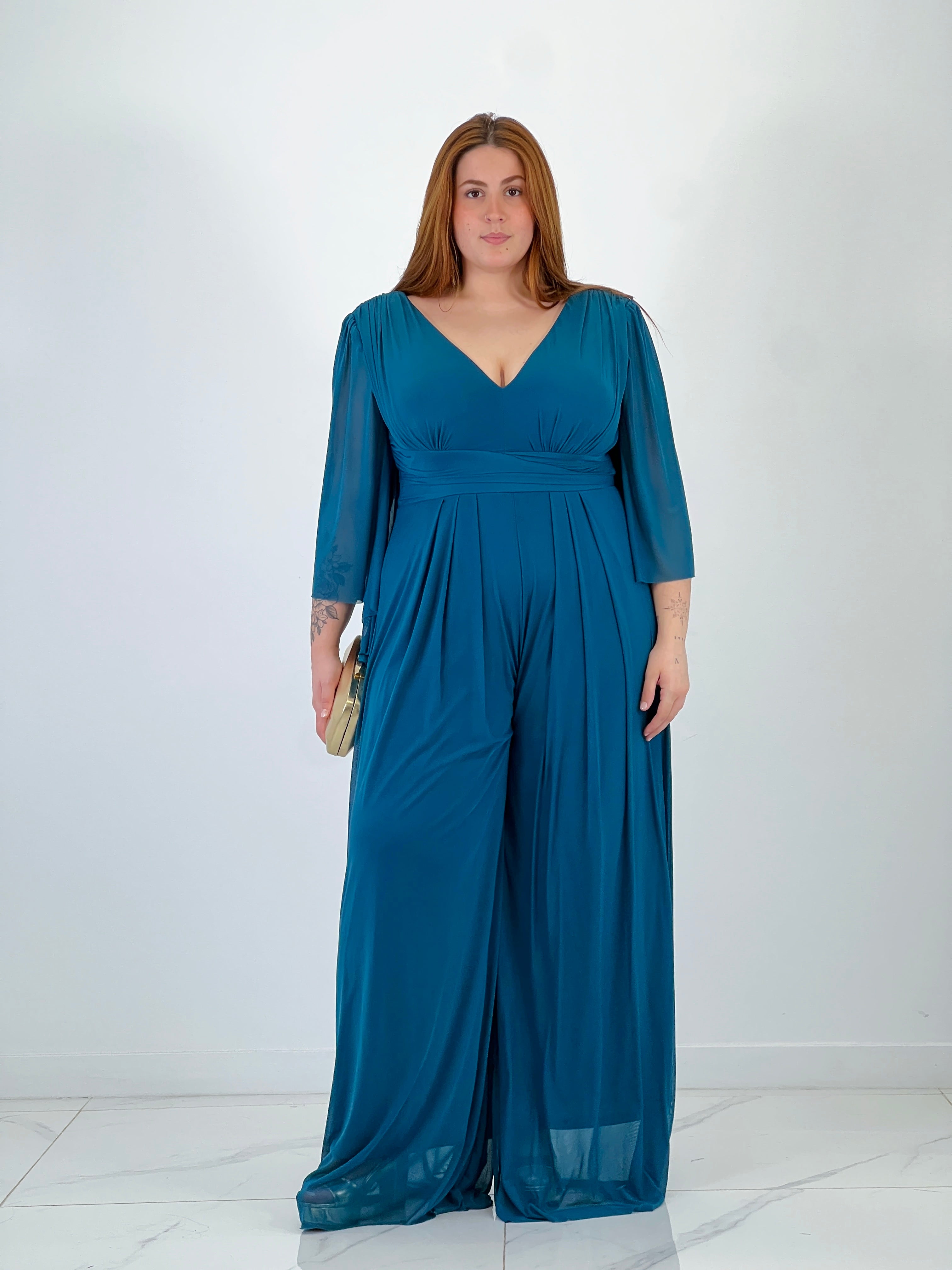 Mencía flared sleeve jumpsuit
