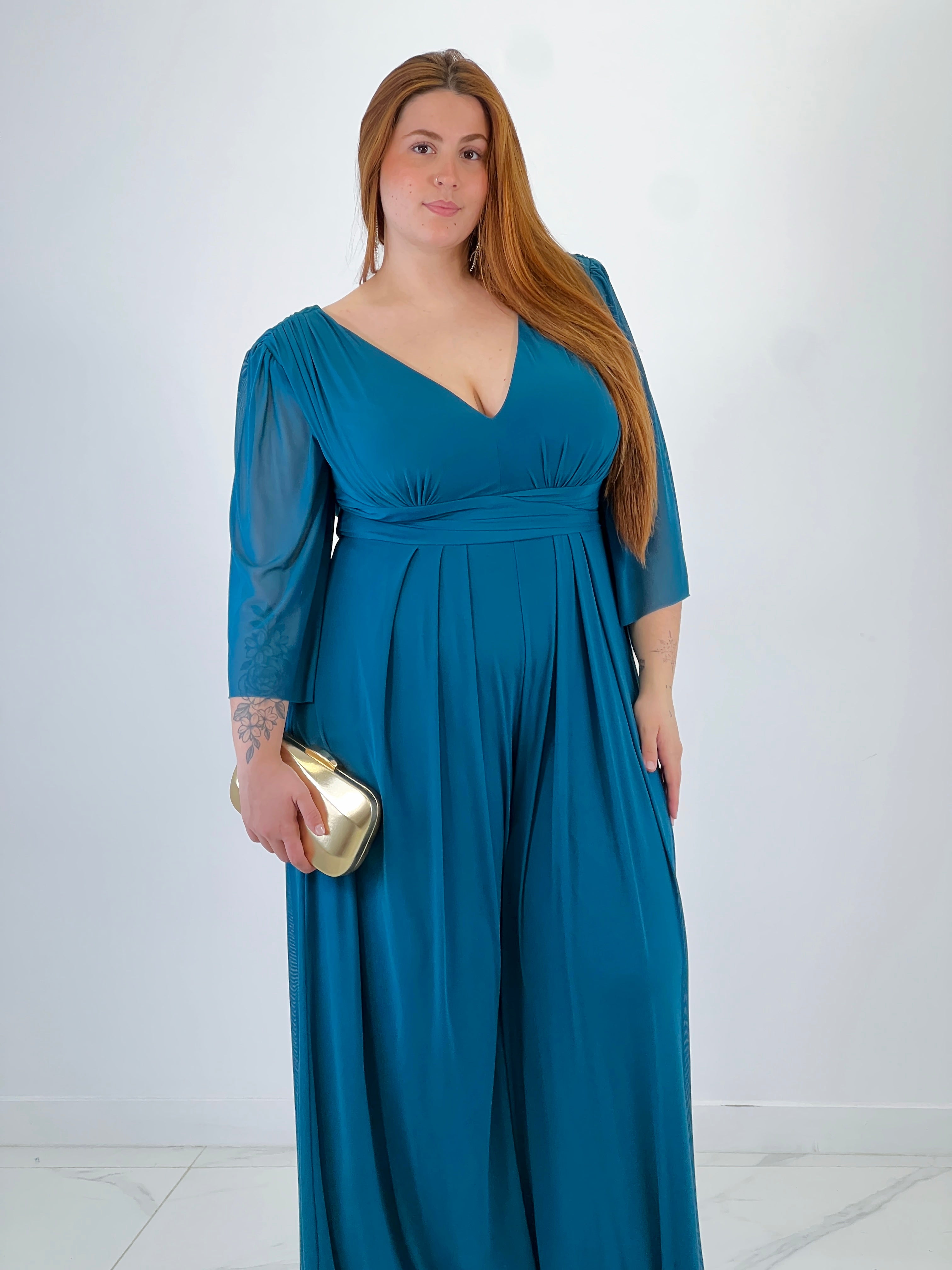 Mencía flared sleeve jumpsuit