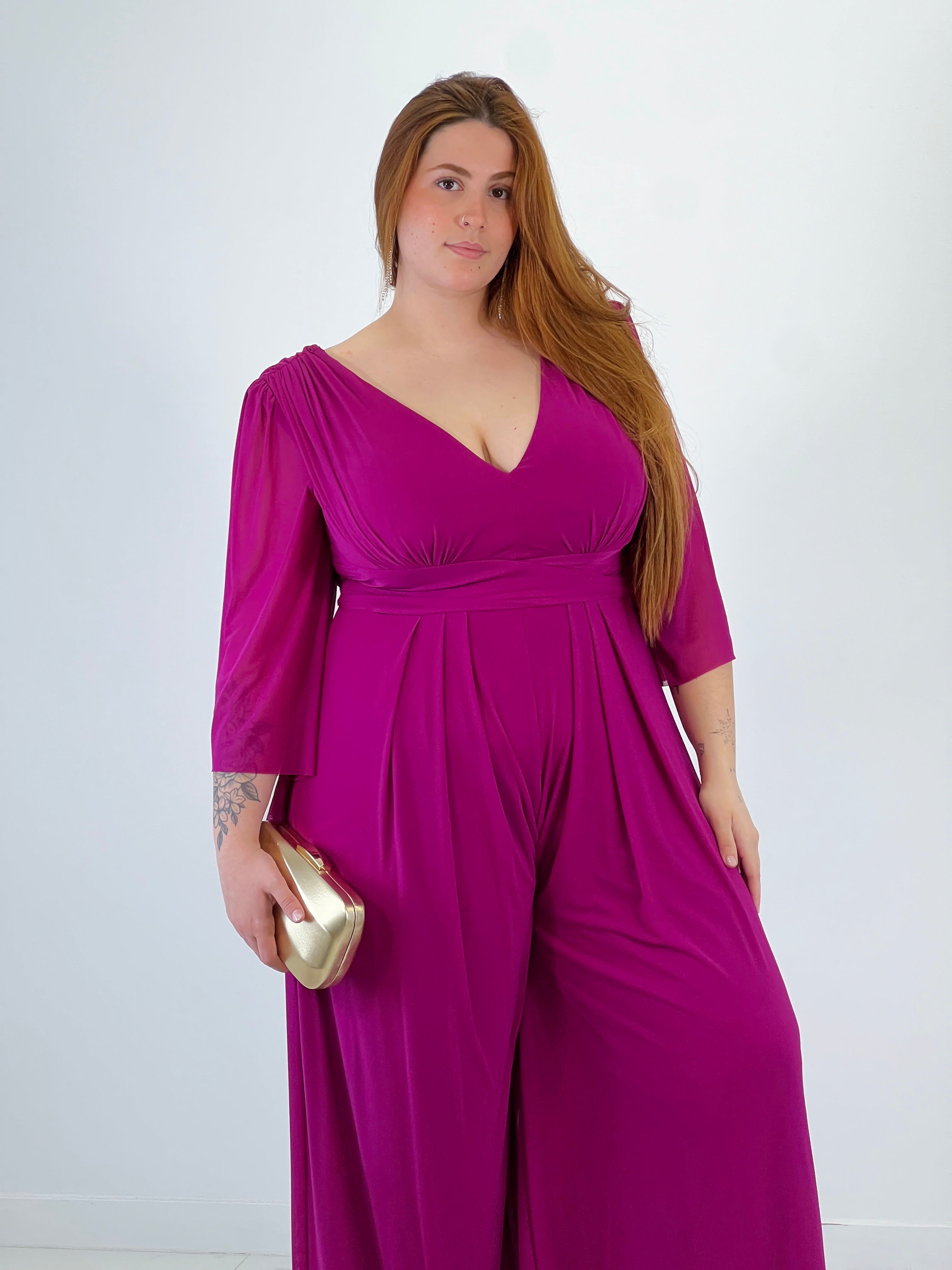 Mencía flared sleeve jumpsuit