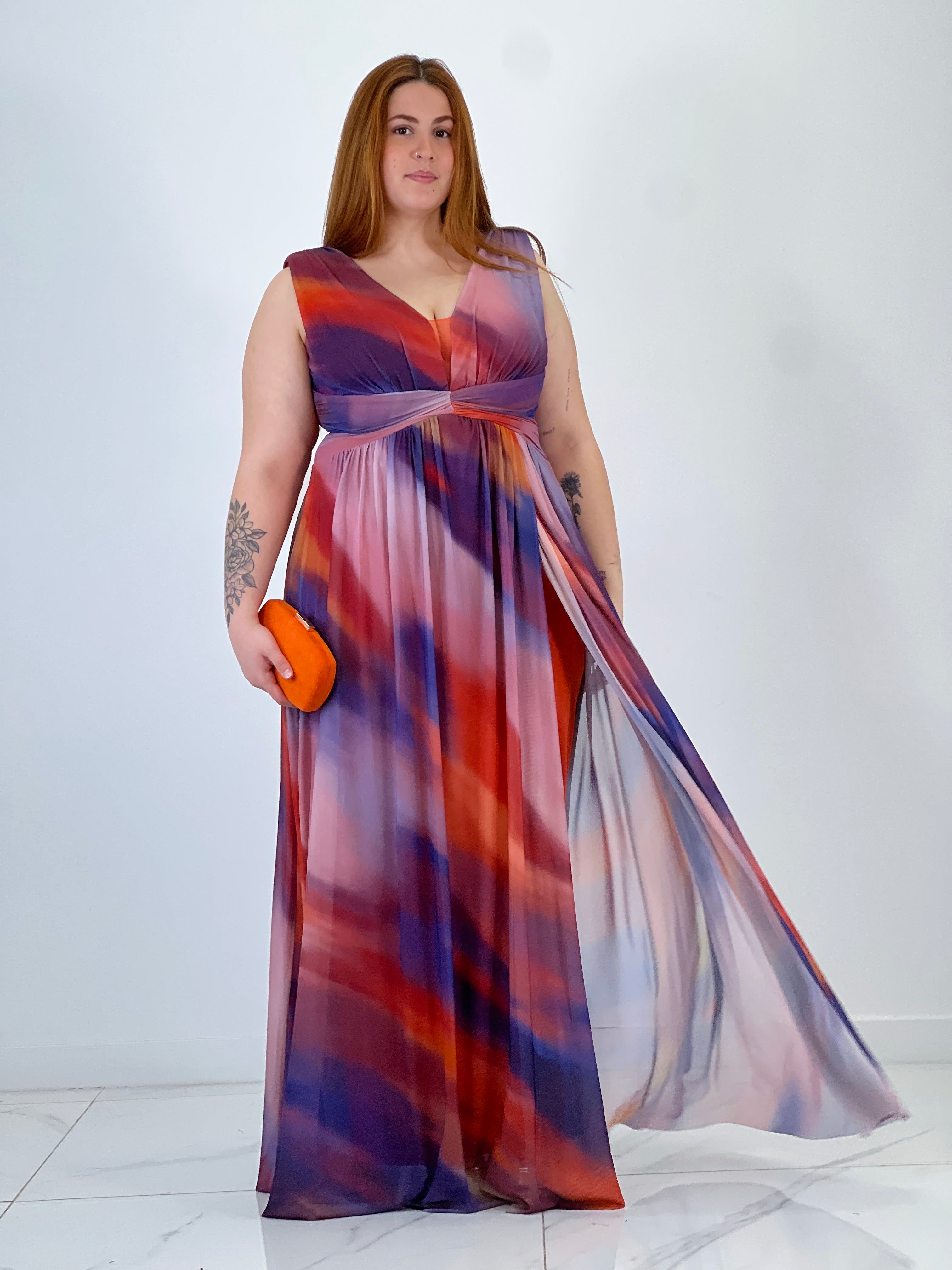 Vestido largo estampado Pristina - Zebra&Maduixa®