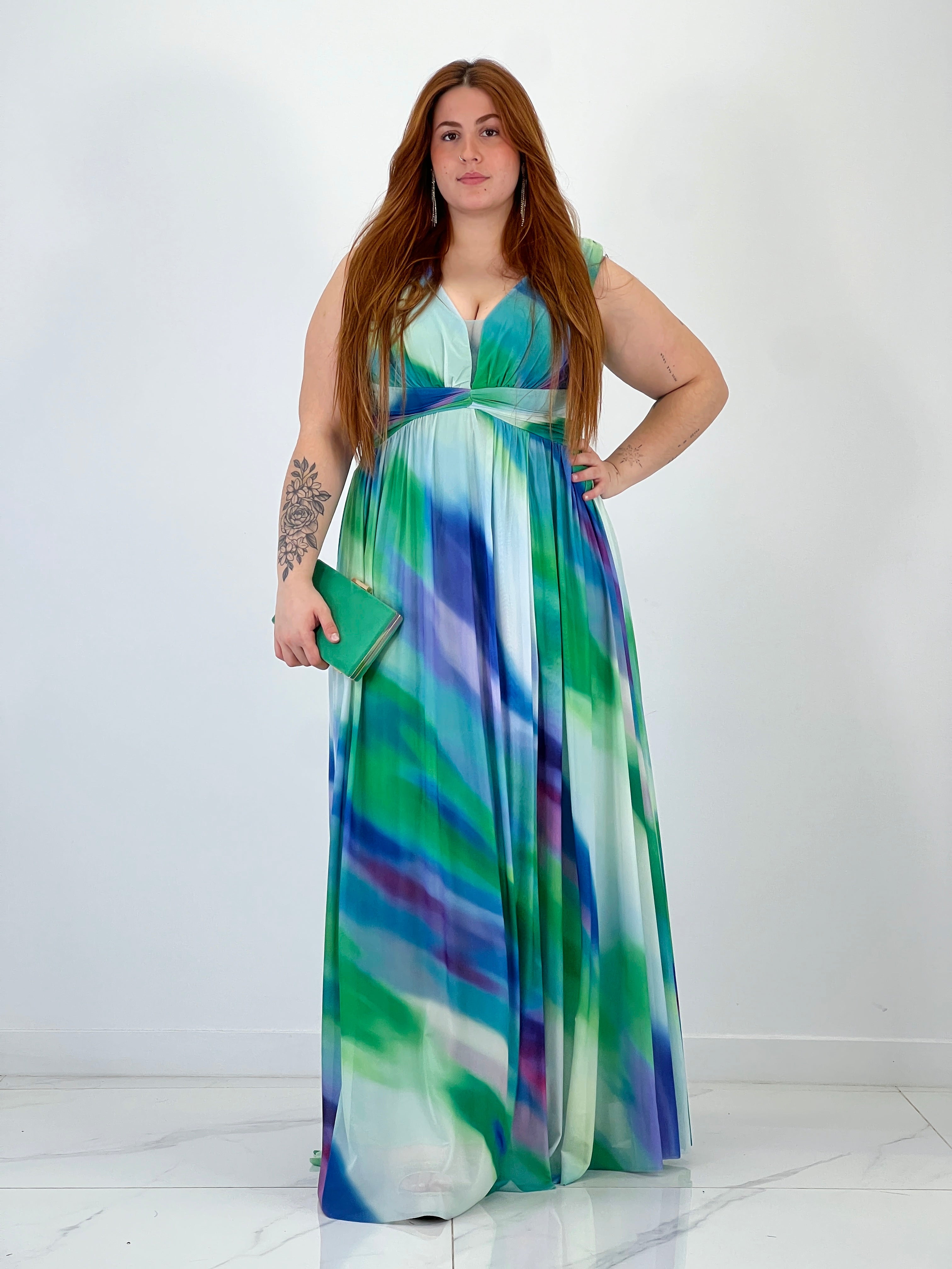 Vestido largo estampado Pristina - Zebra&Maduixa®