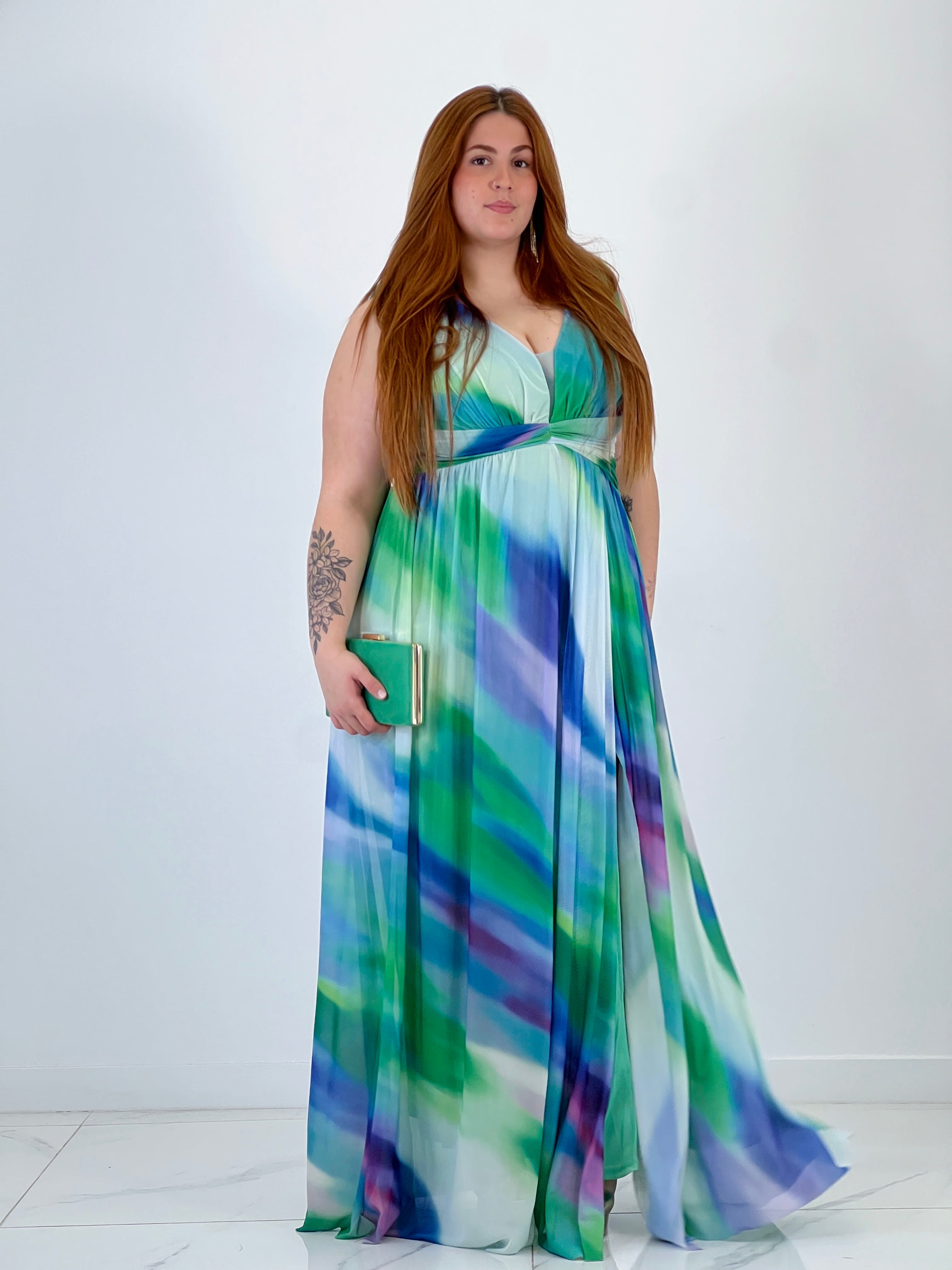Vestido largo estampado Pristina - Zebra&Maduixa®