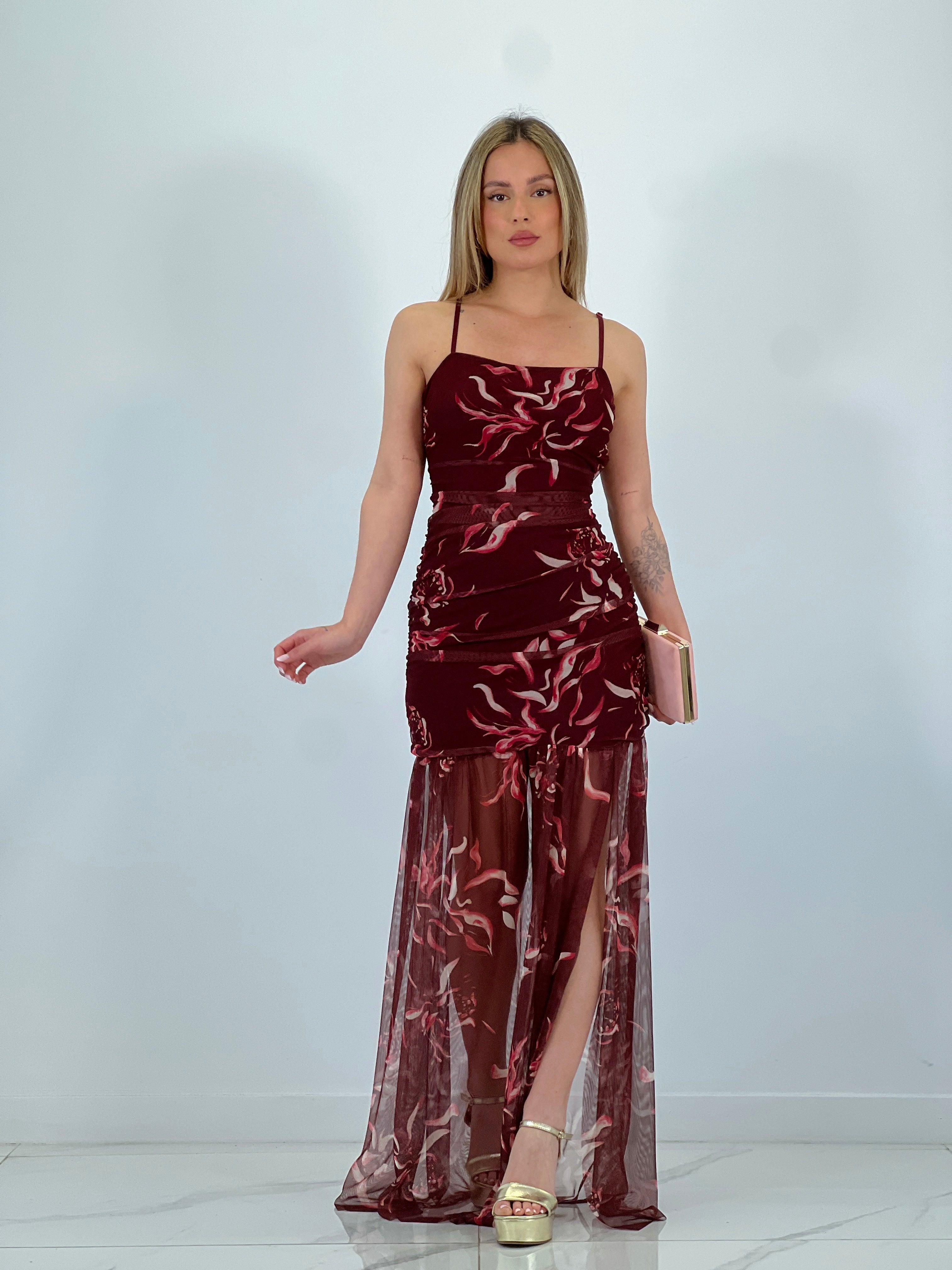 Vestido estampado tul Charlotte - Zebra&Maduixa®
