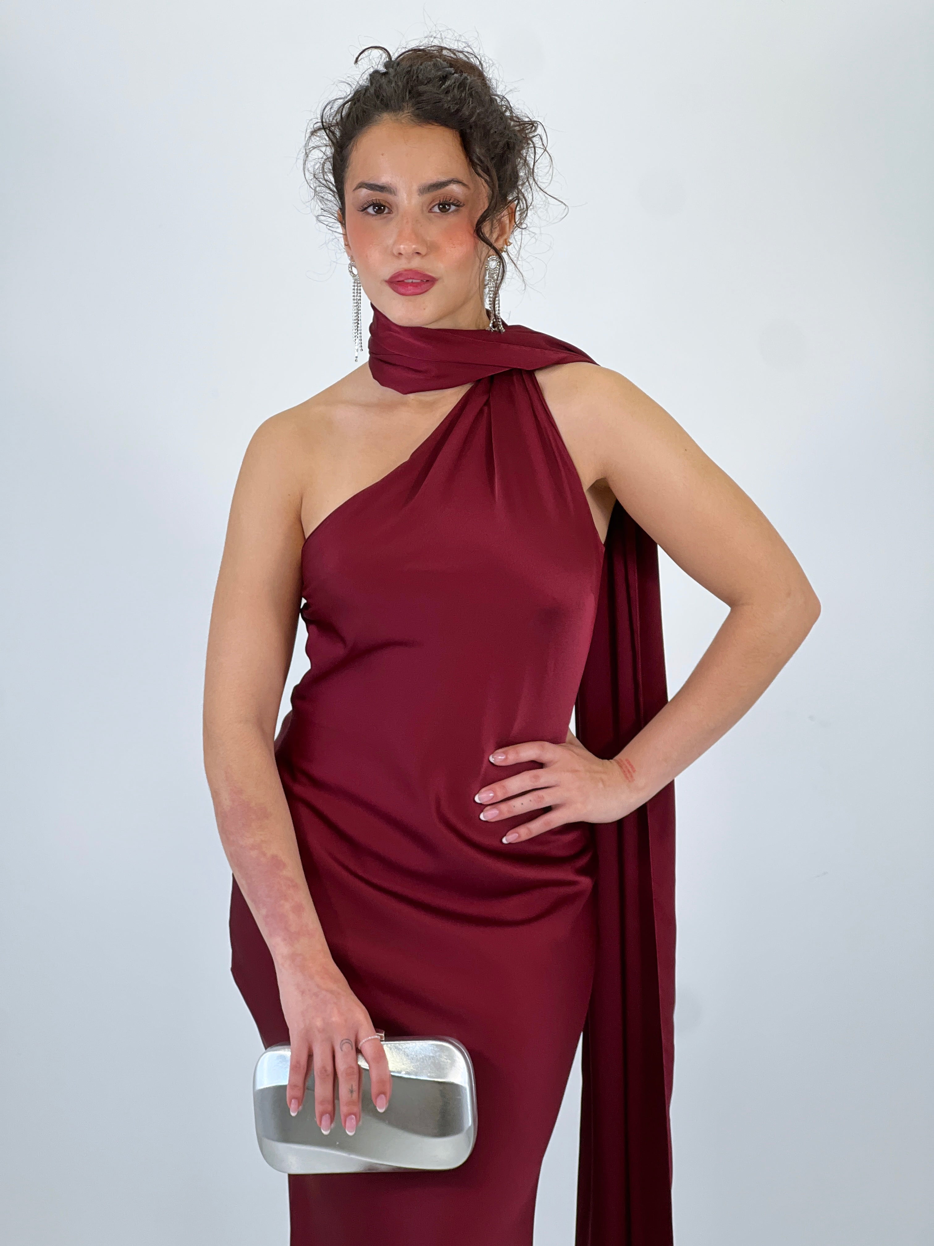 Vestido raso choker Priscila - Zebra&Maduixa®