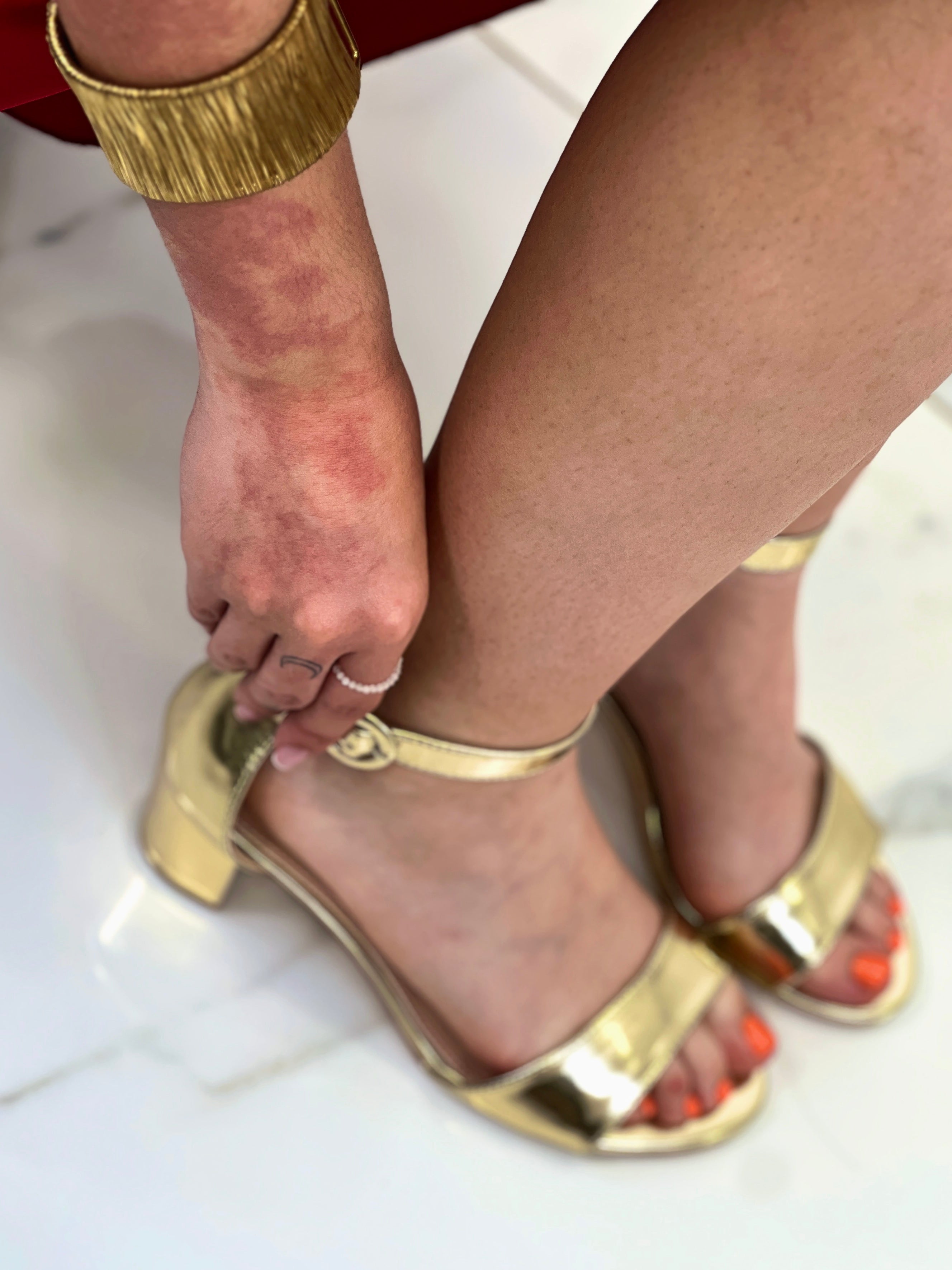 Sandalia tacón medio Alaia - Zebra&Maduixa®