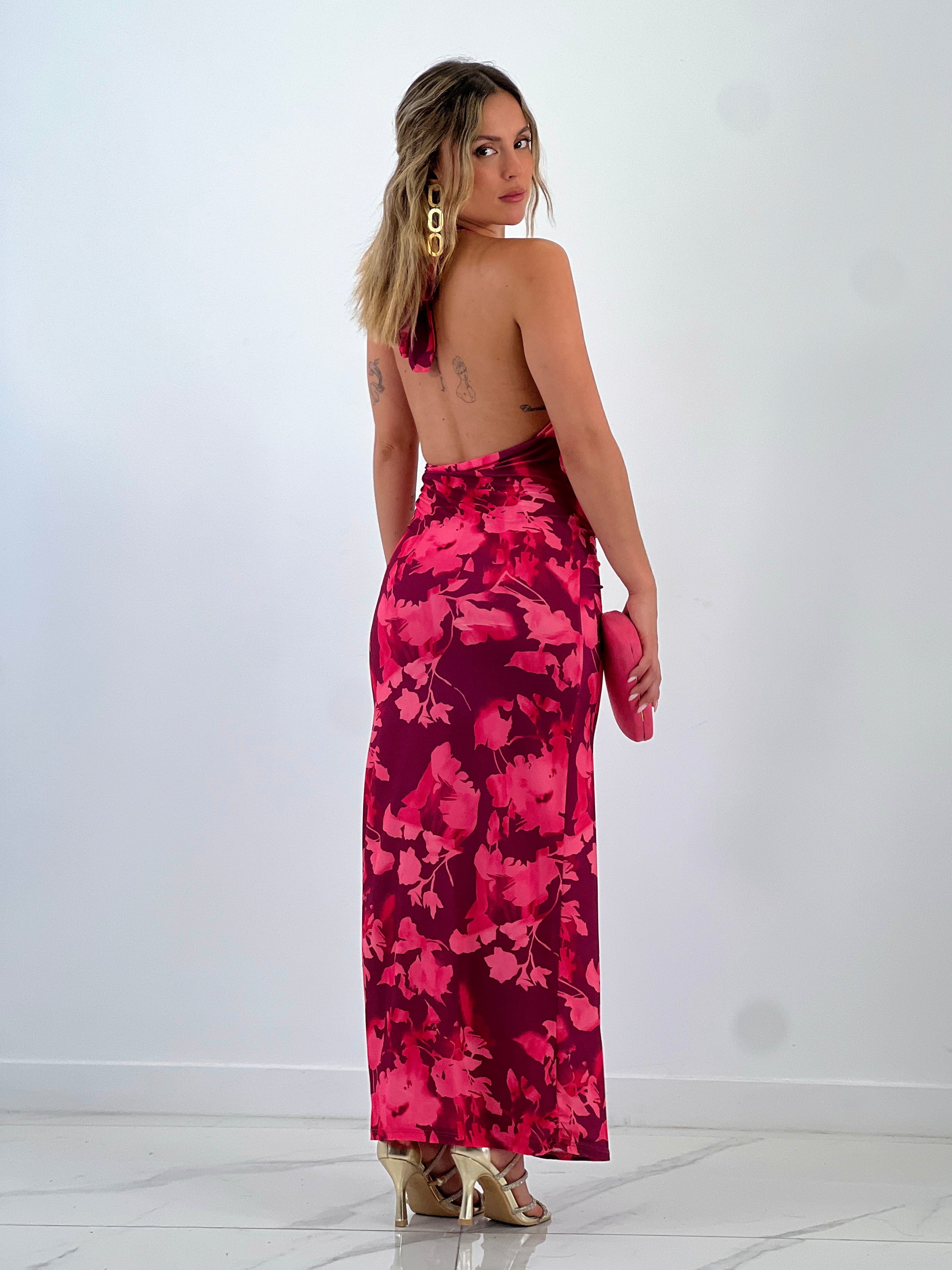 Vestido estampado fruncido - Zebra&Maduixa®