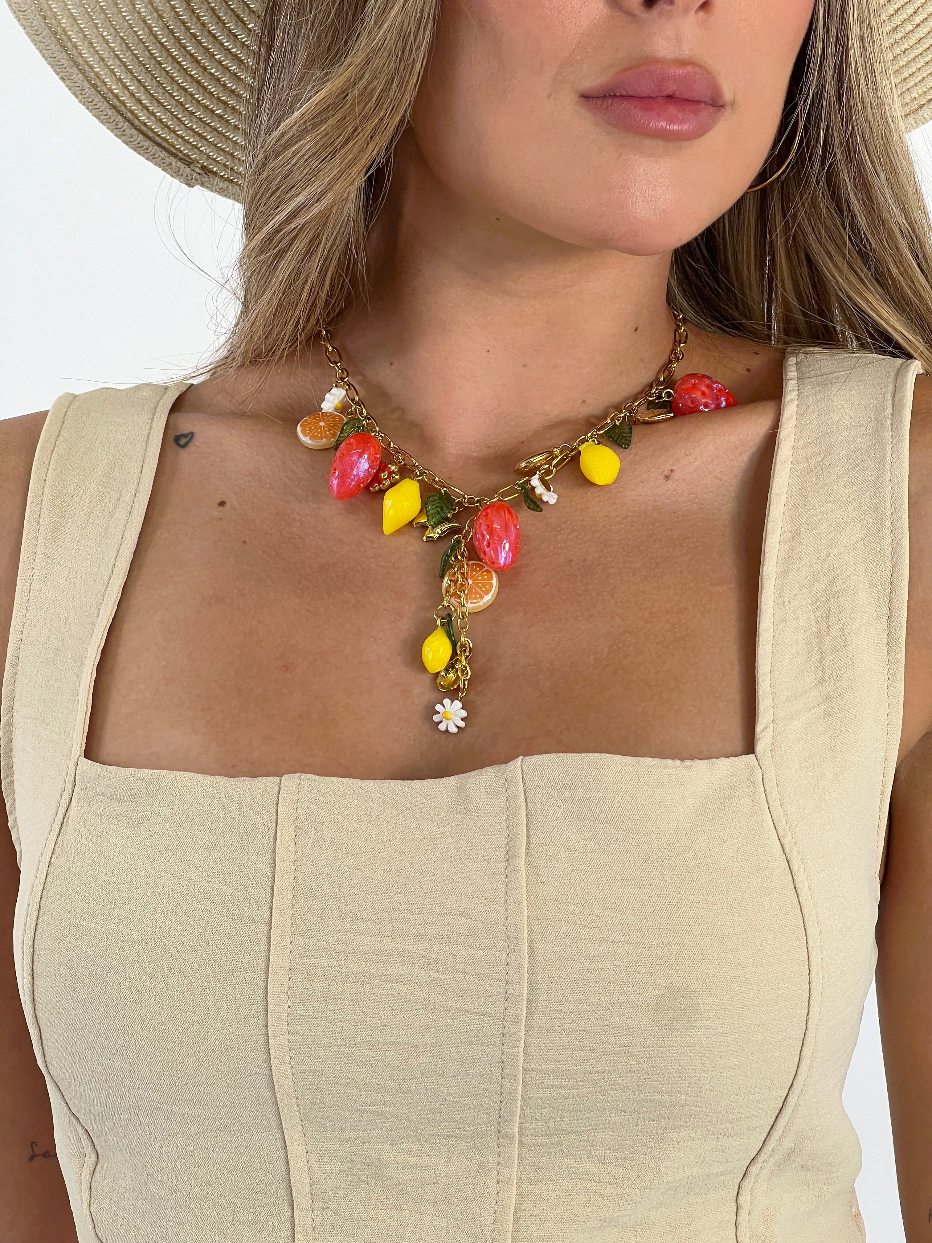 Collar con abalorios colgantes - Zebra&Maduixa®