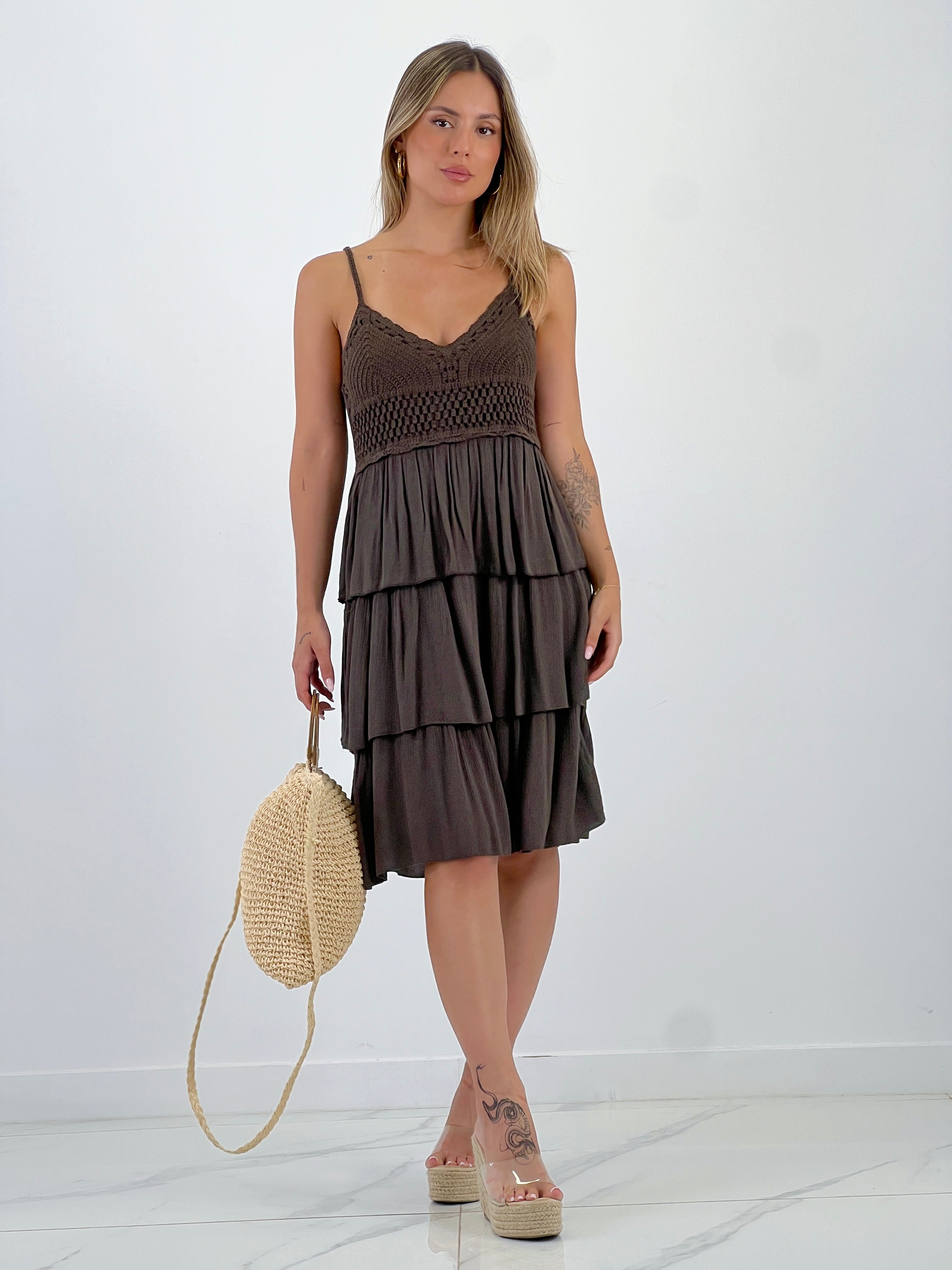 Vestido crochet volantes - Zebra&Maduixa®