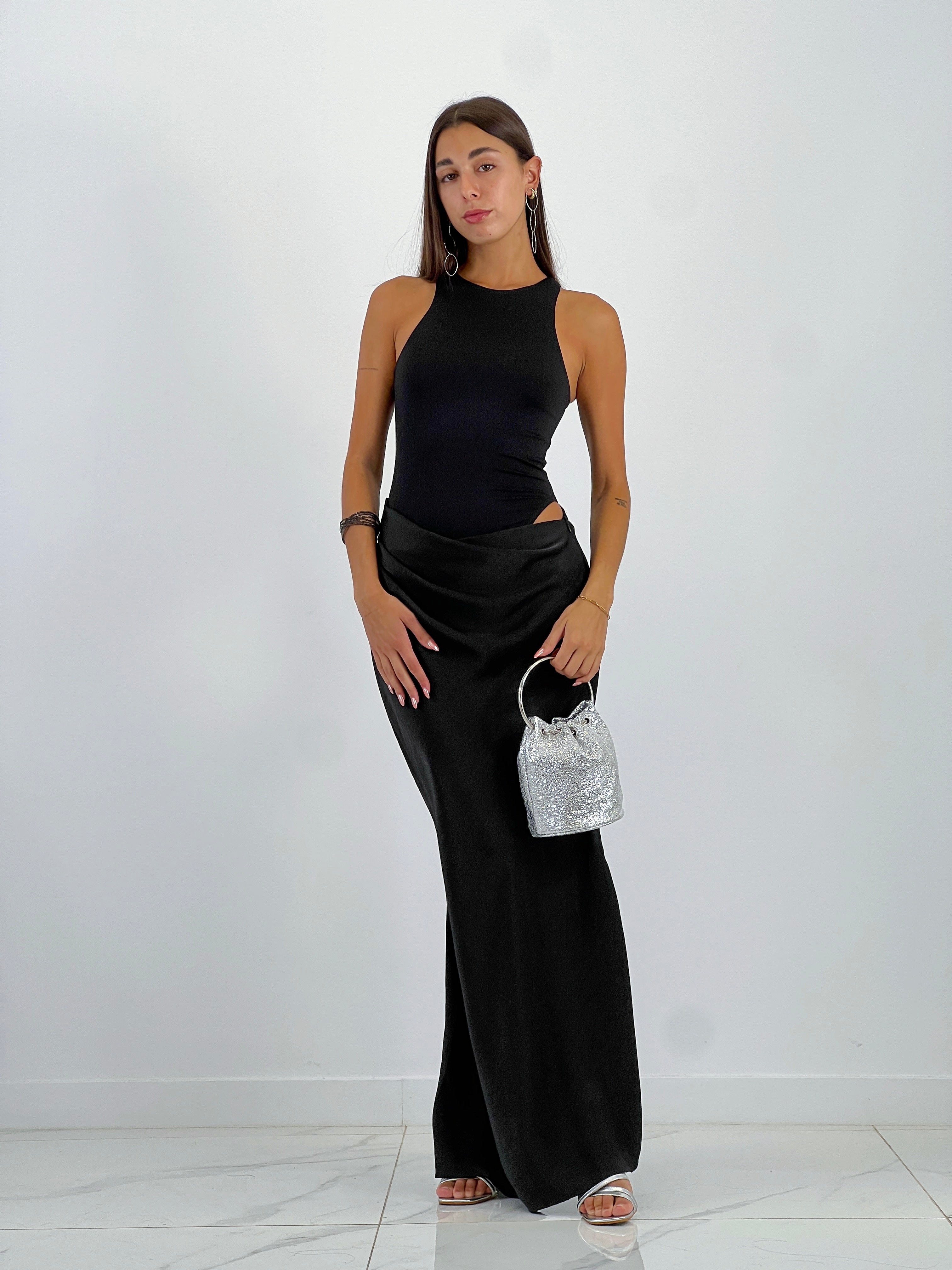 Vestido combinado raso Ania - Zebra&Maduixa®