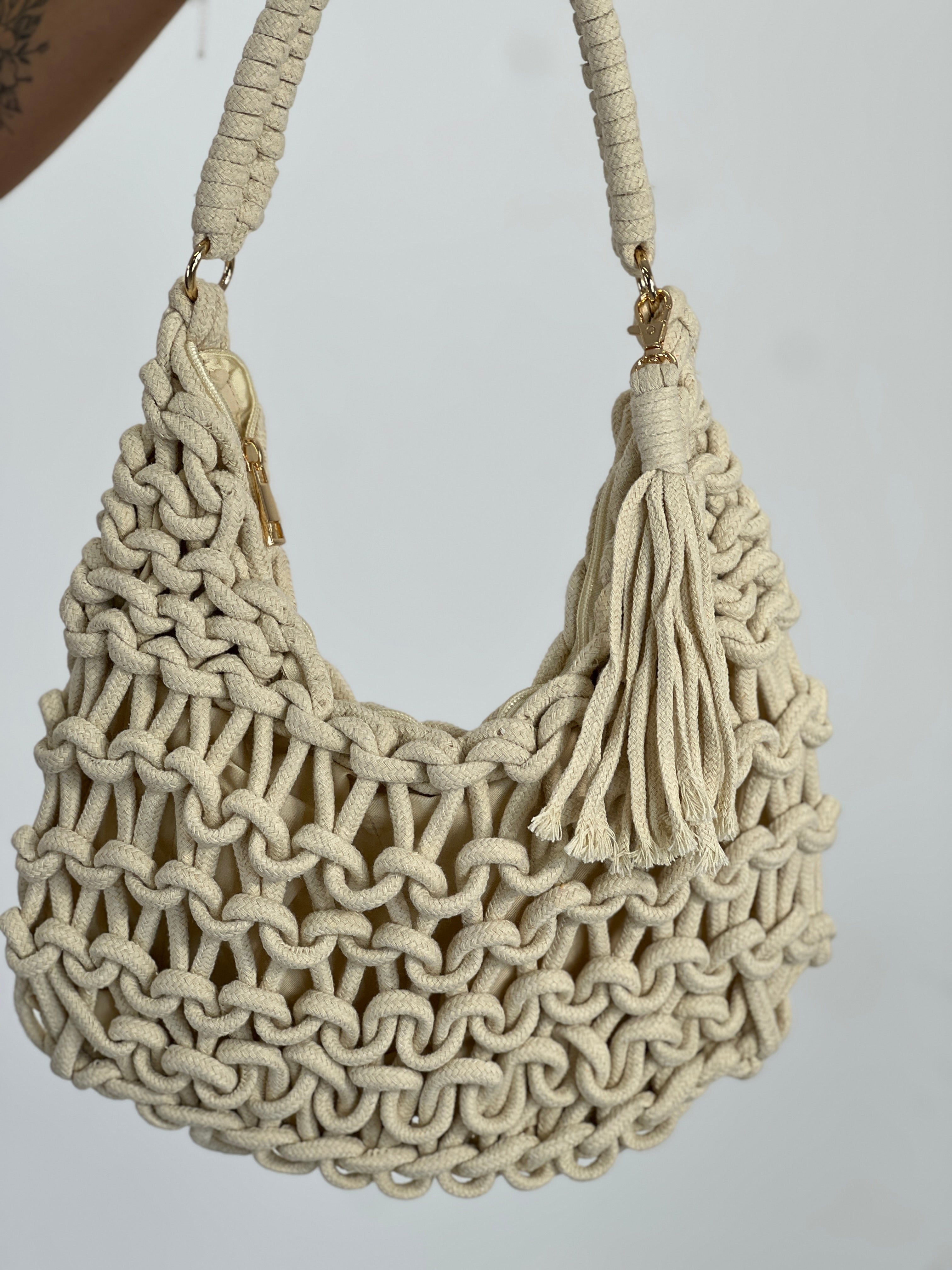 Borsa nodi macramé