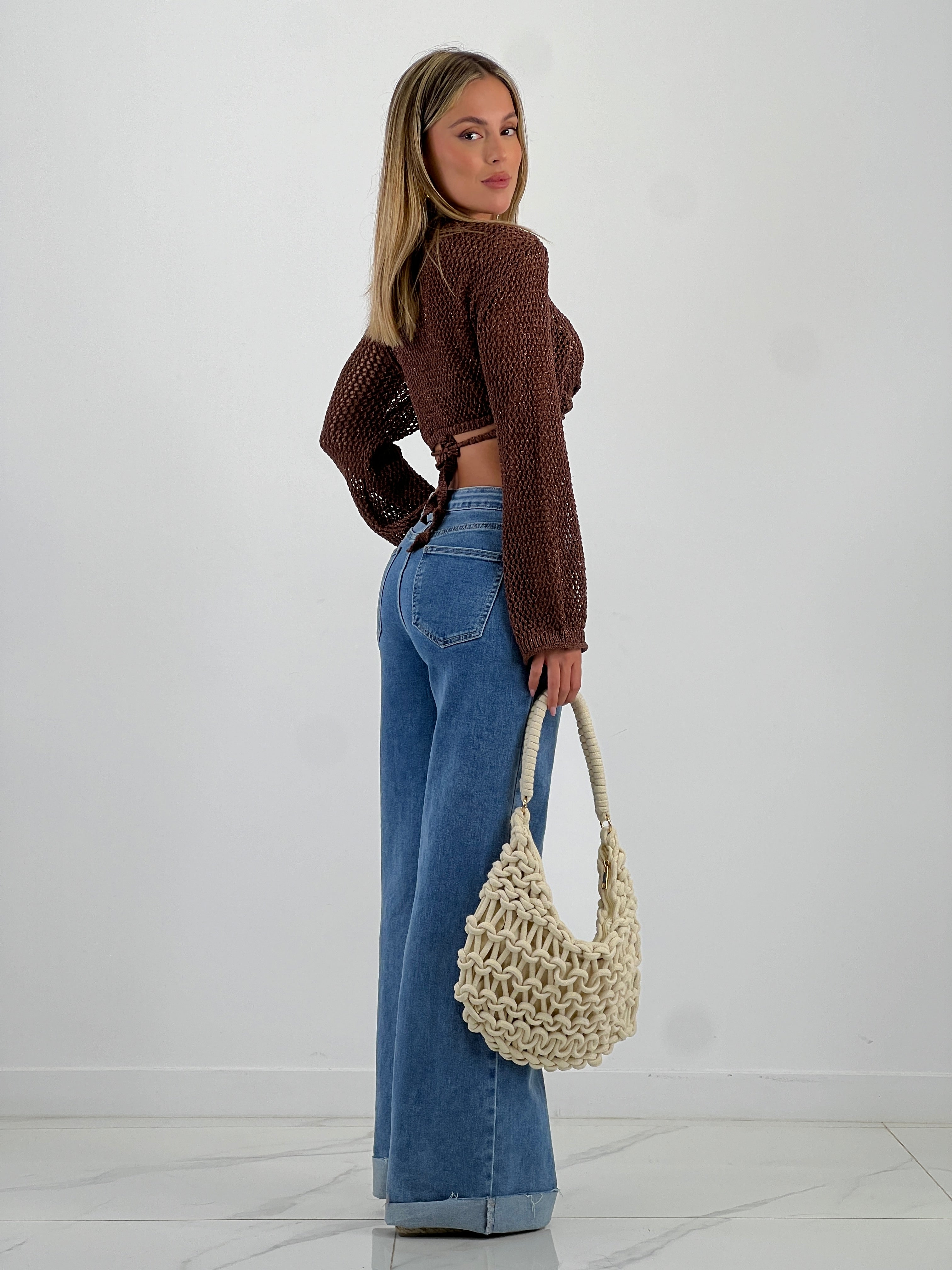 Borsa nodi macramé