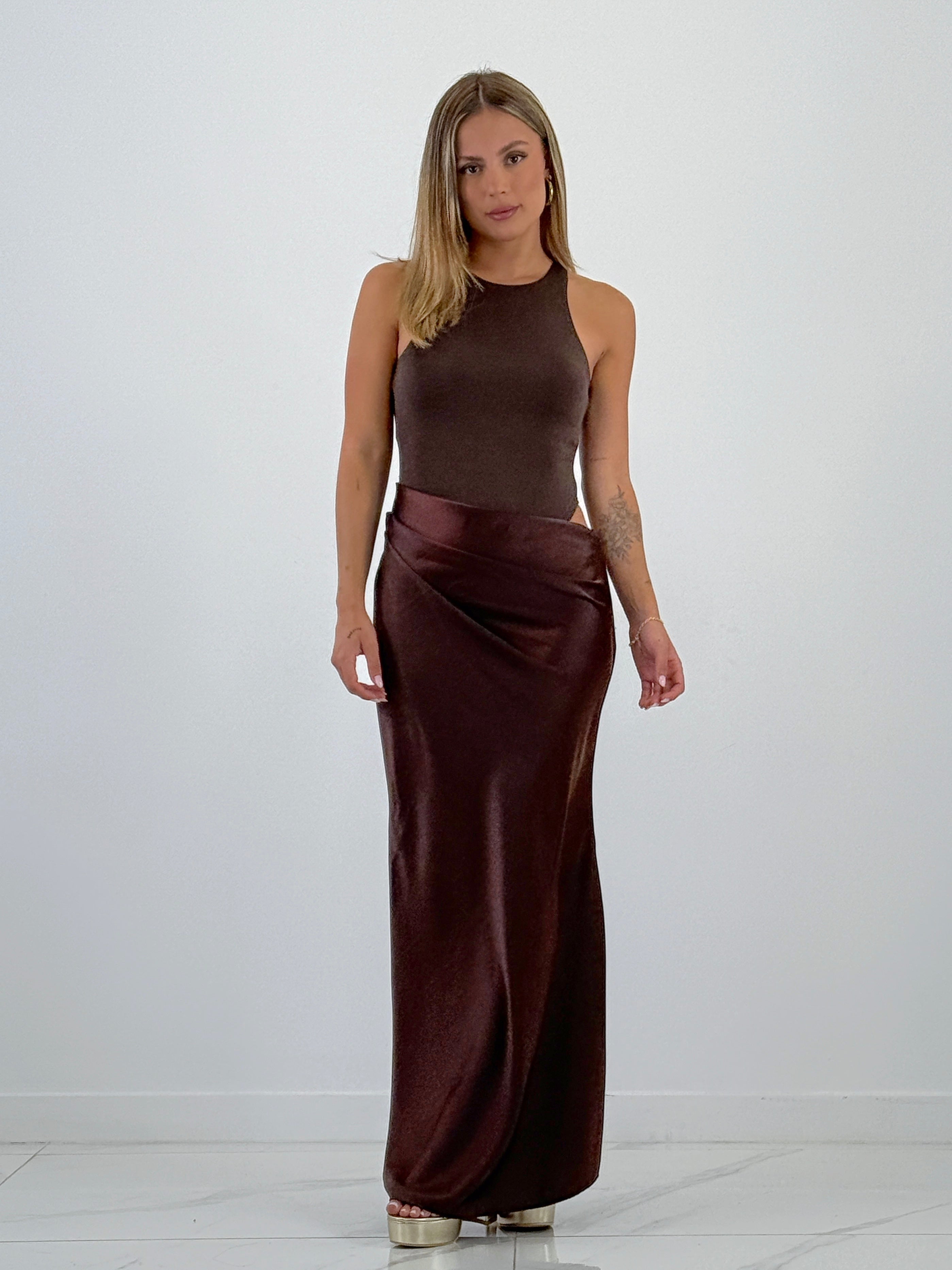 Vestido combinado raso Ania - Zebra&Maduixa®