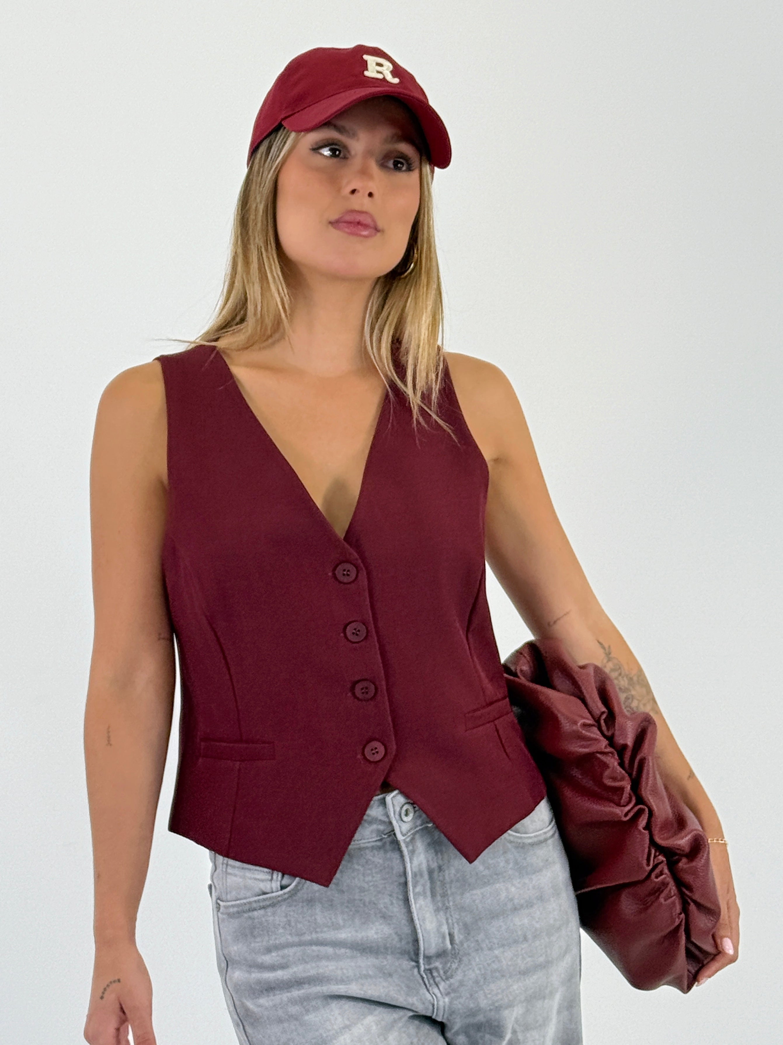 Bolso de mano piel efecto arrugado