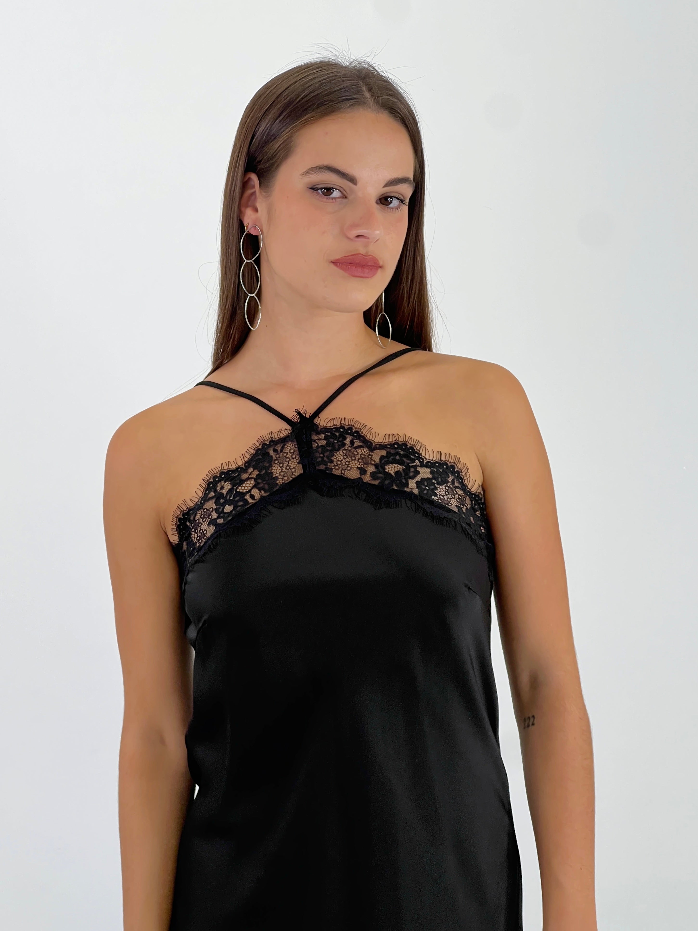 Vestido satinado encaje - Zebra&Maduixa®
