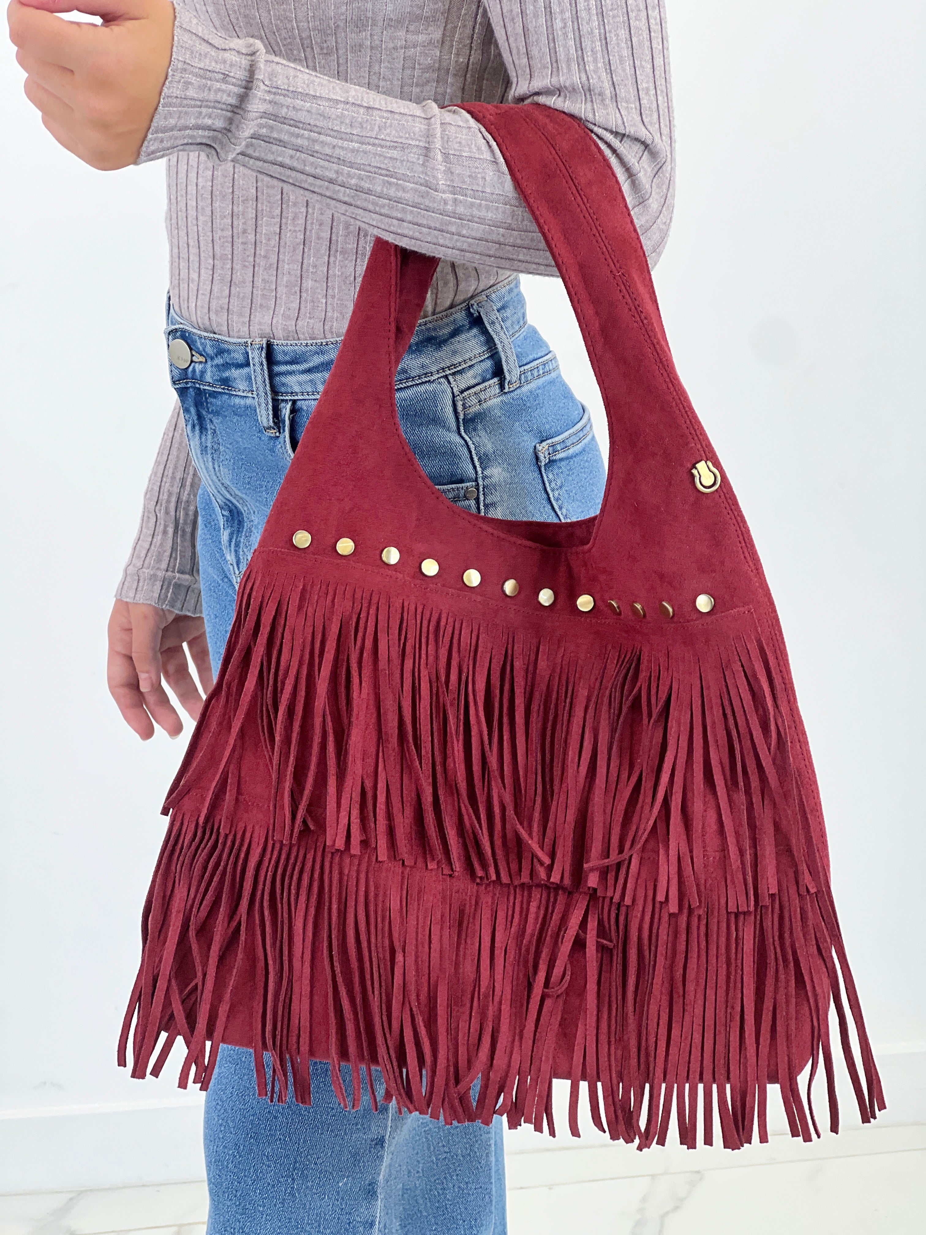 Bolso flecos tachuela - Zebra&Maduixa®