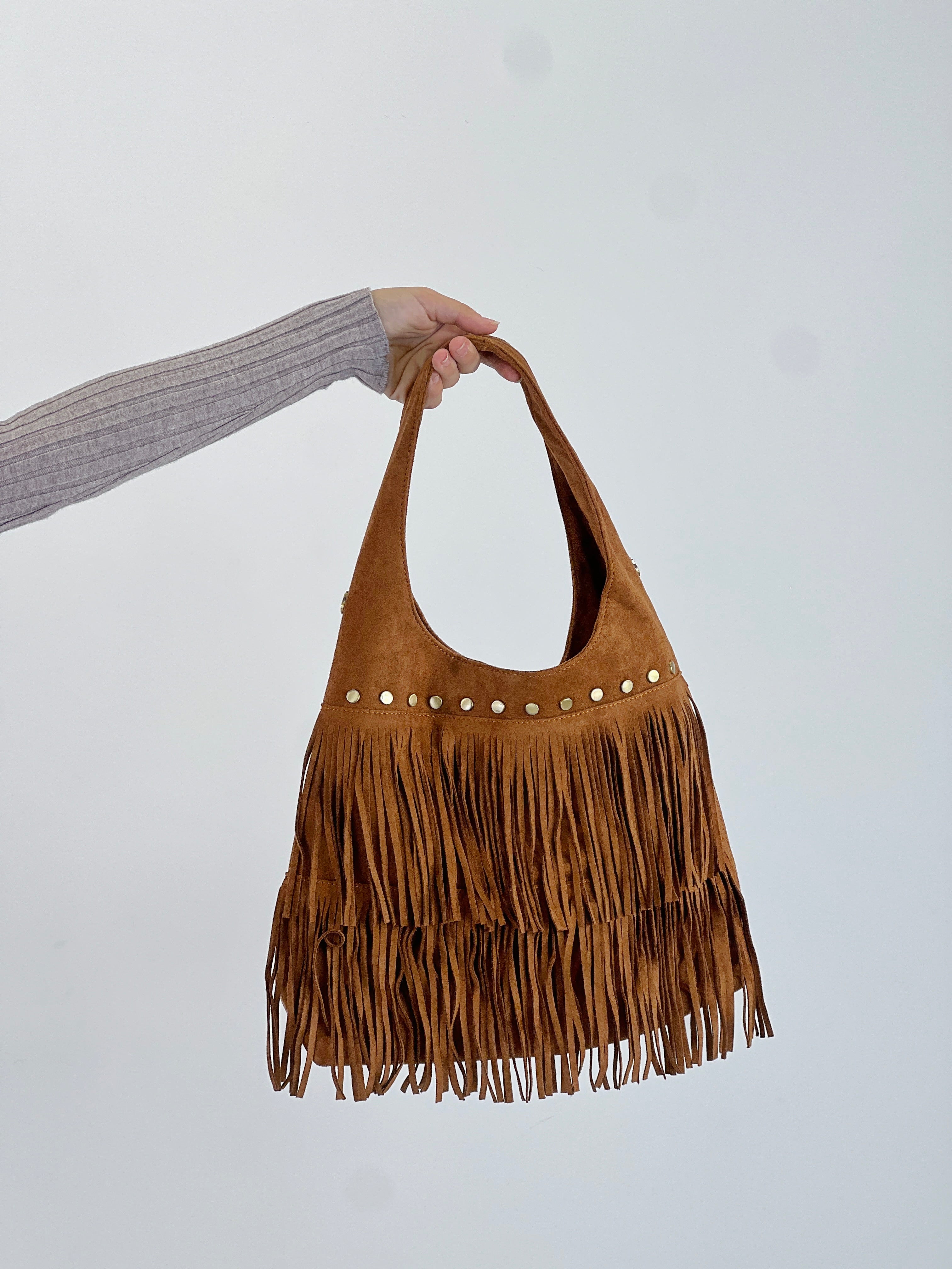 Bolso flecos tachuela - Zebra&Maduixa®
