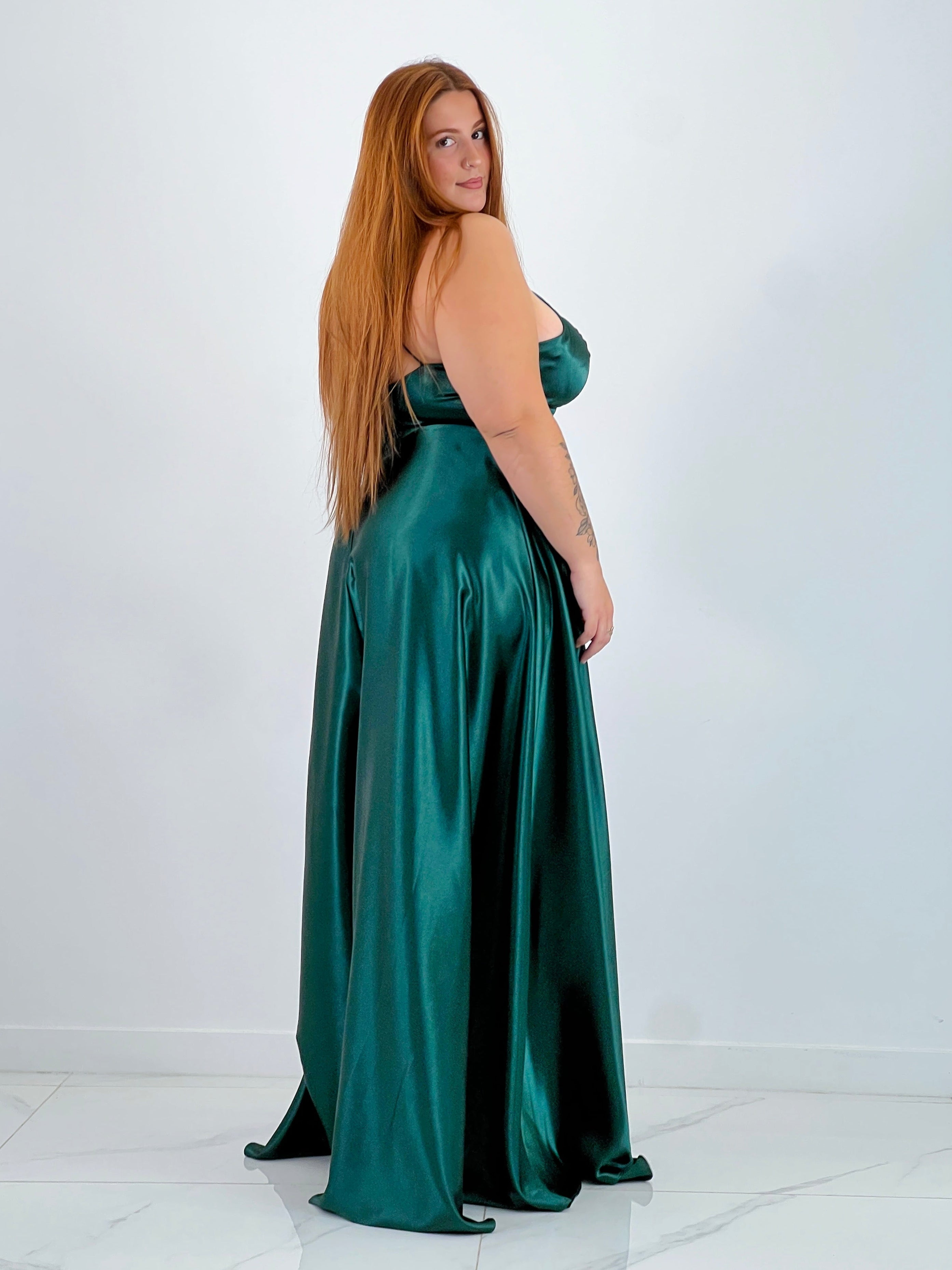 Vestido raso ceremonia Emma - Zebra&Maduixa®