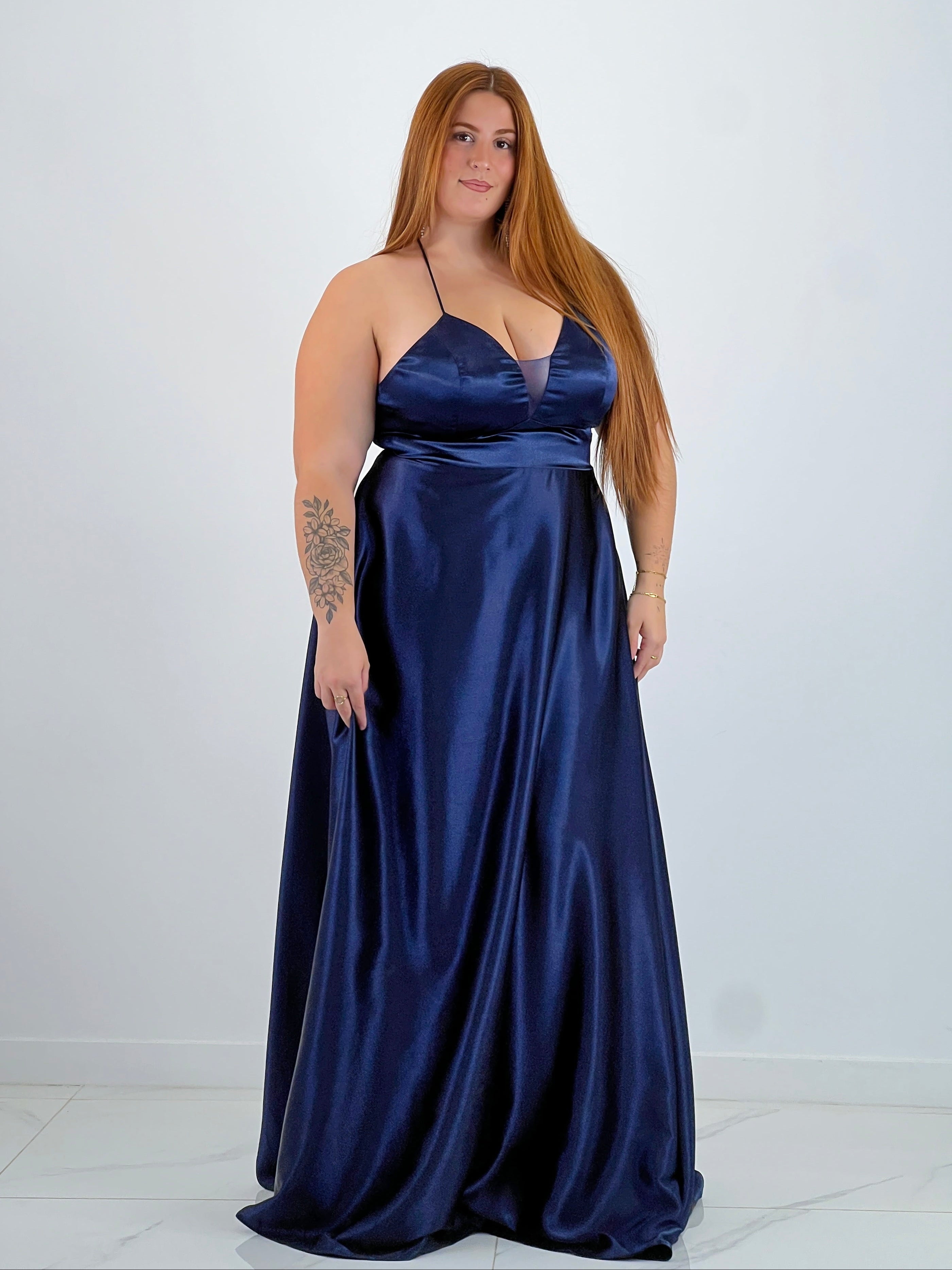 Vestido raso ceremonia Emma - Zebra&Maduixa®