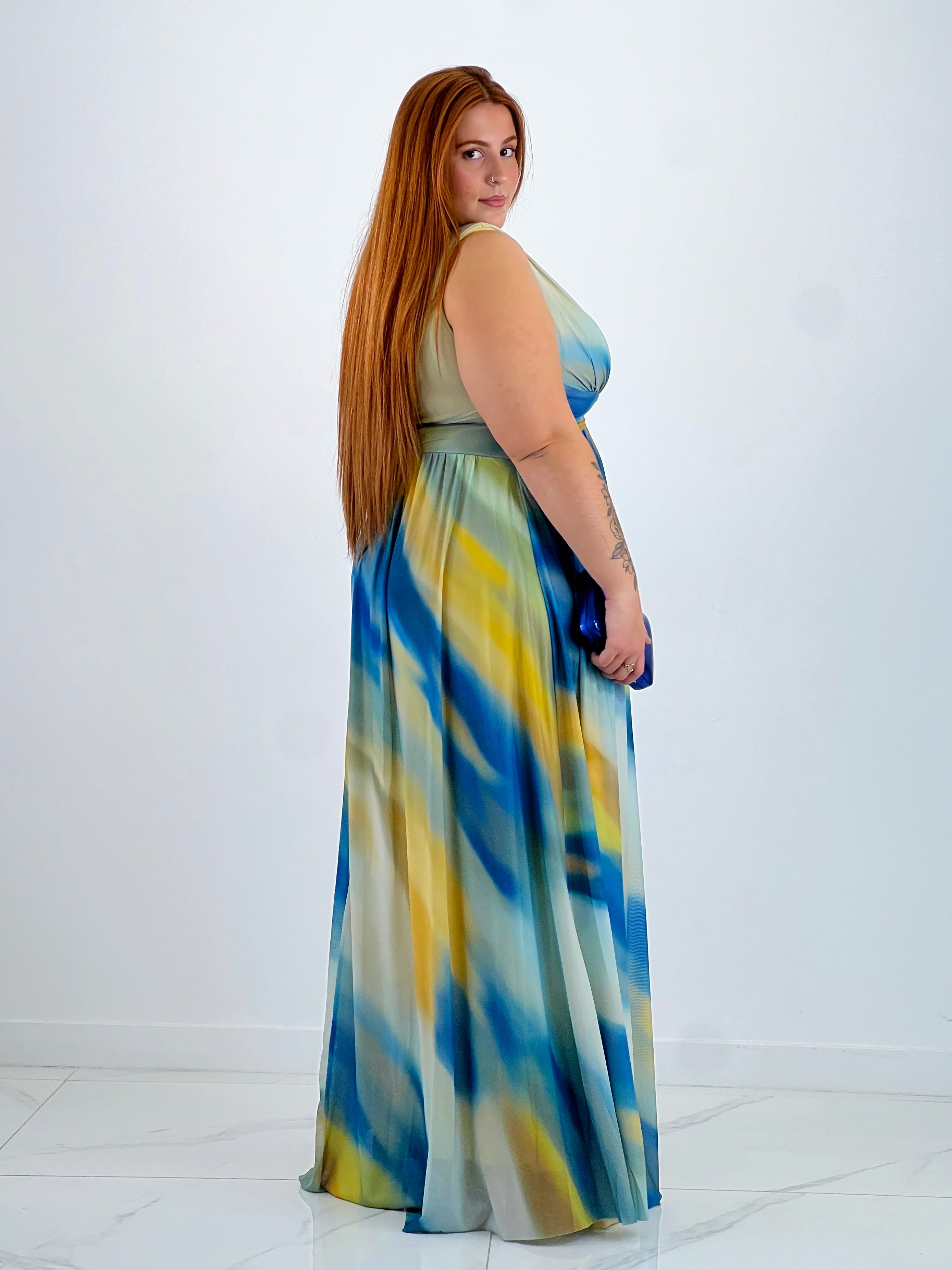 Vestido largo estampado Pristina - Zebra&Maduixa®
