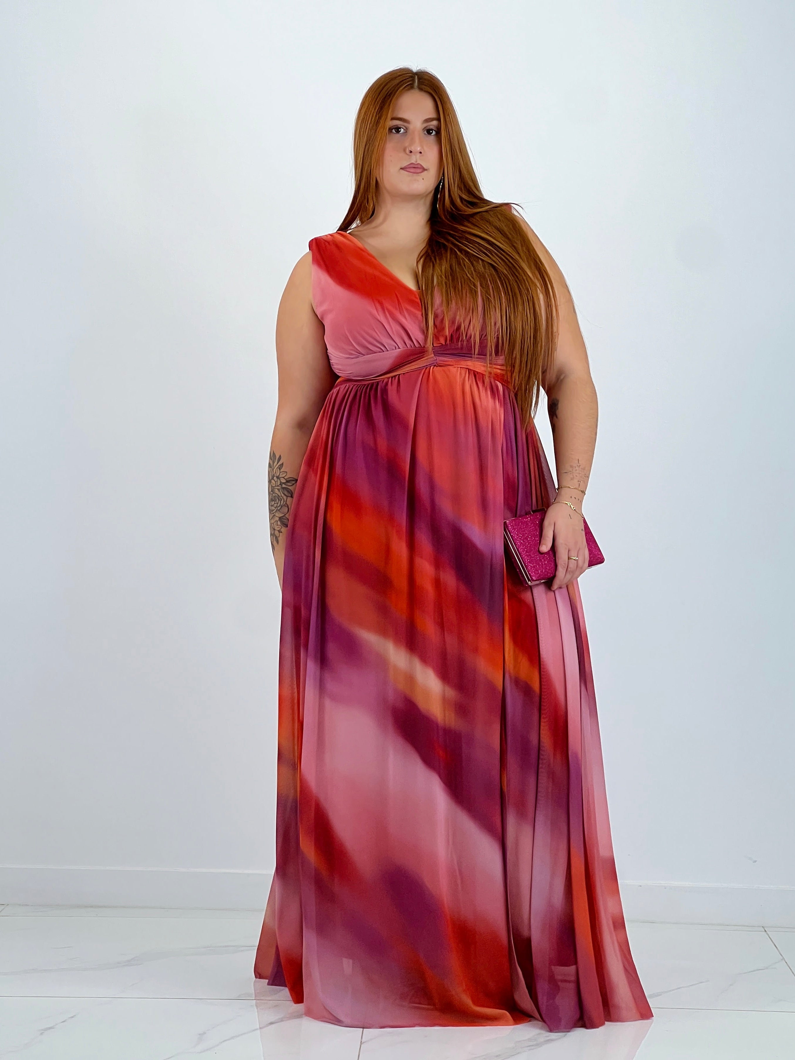 Vestido largo estampado Pristina - Zebra&Maduixa®