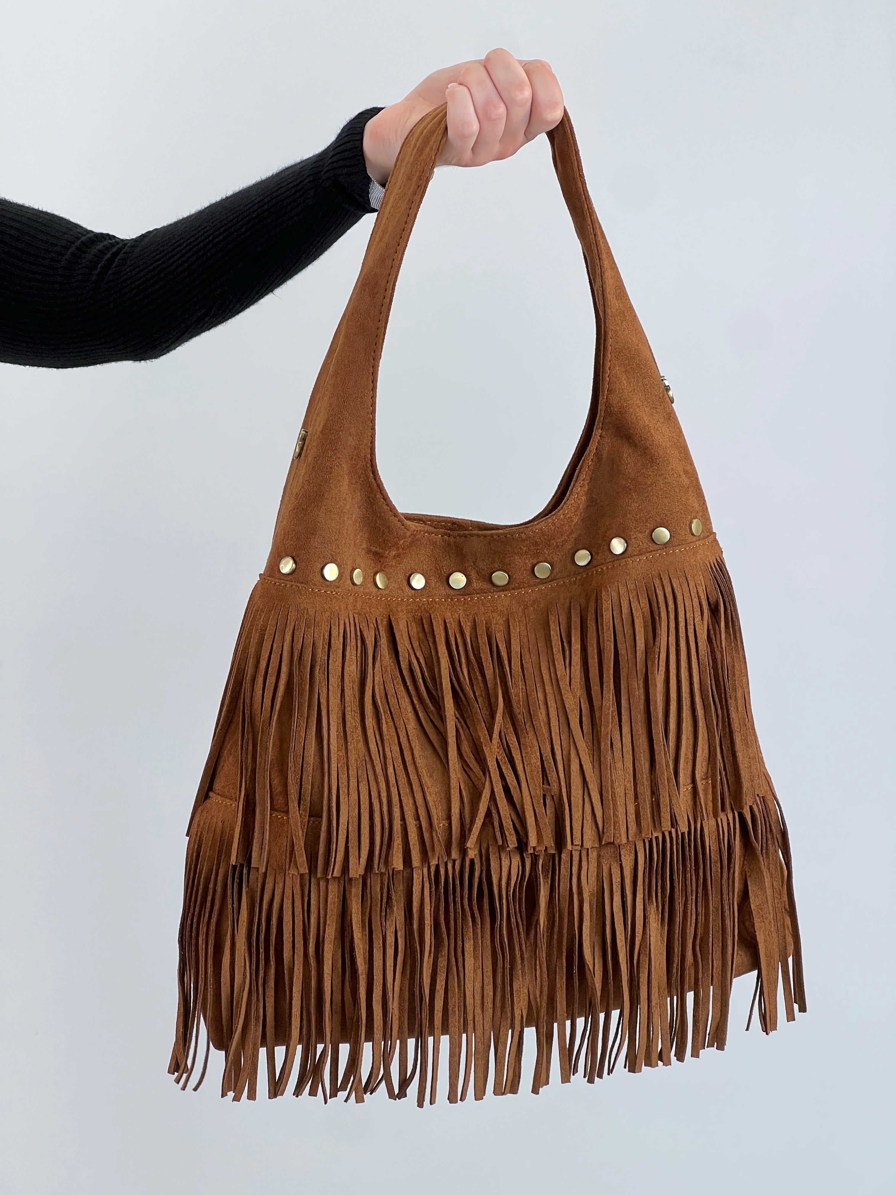Bolso flecos tachuela - Zebra&Maduixa®