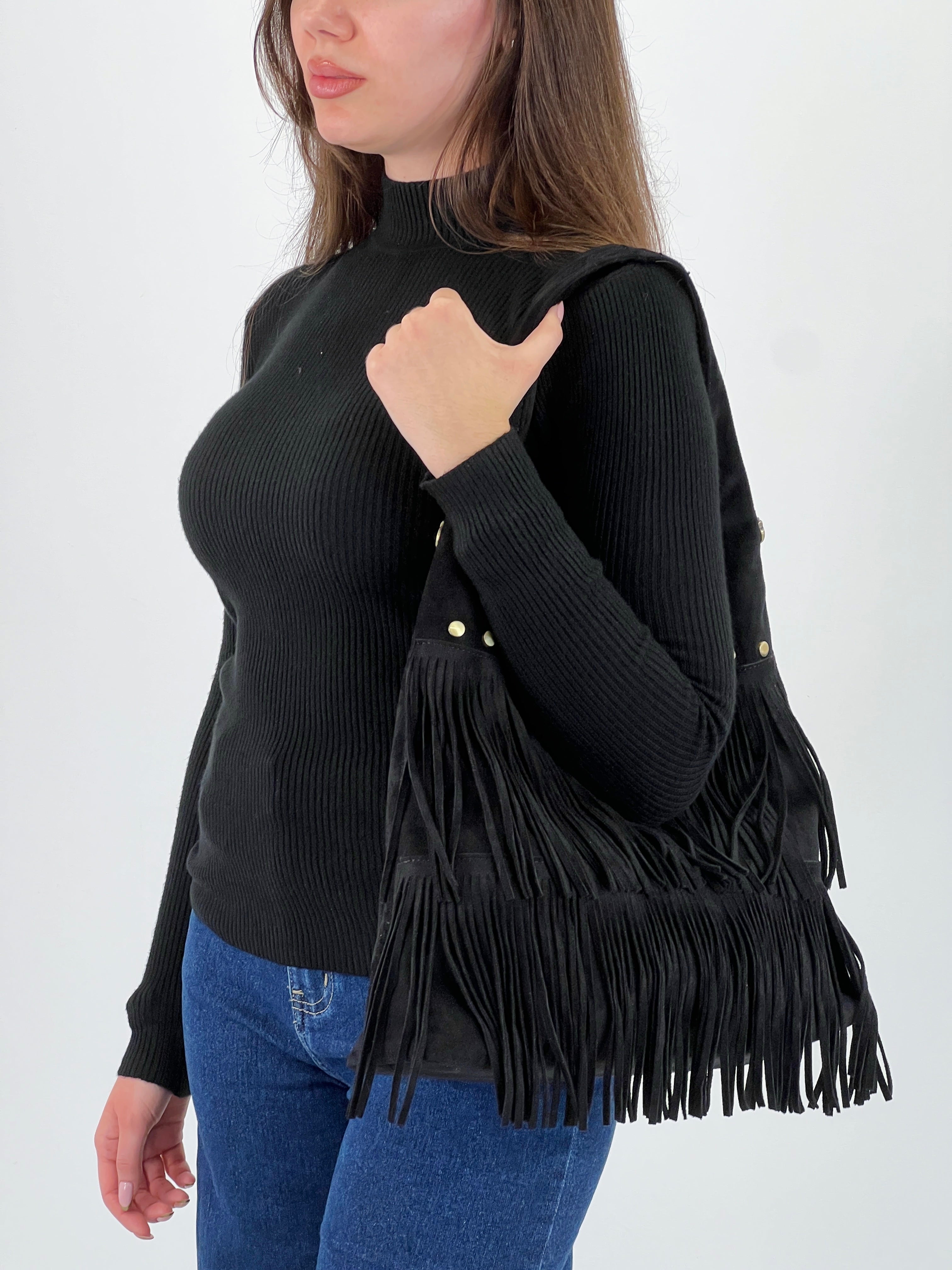 Bolso flecos tachuela - Zebra&Maduixa®
