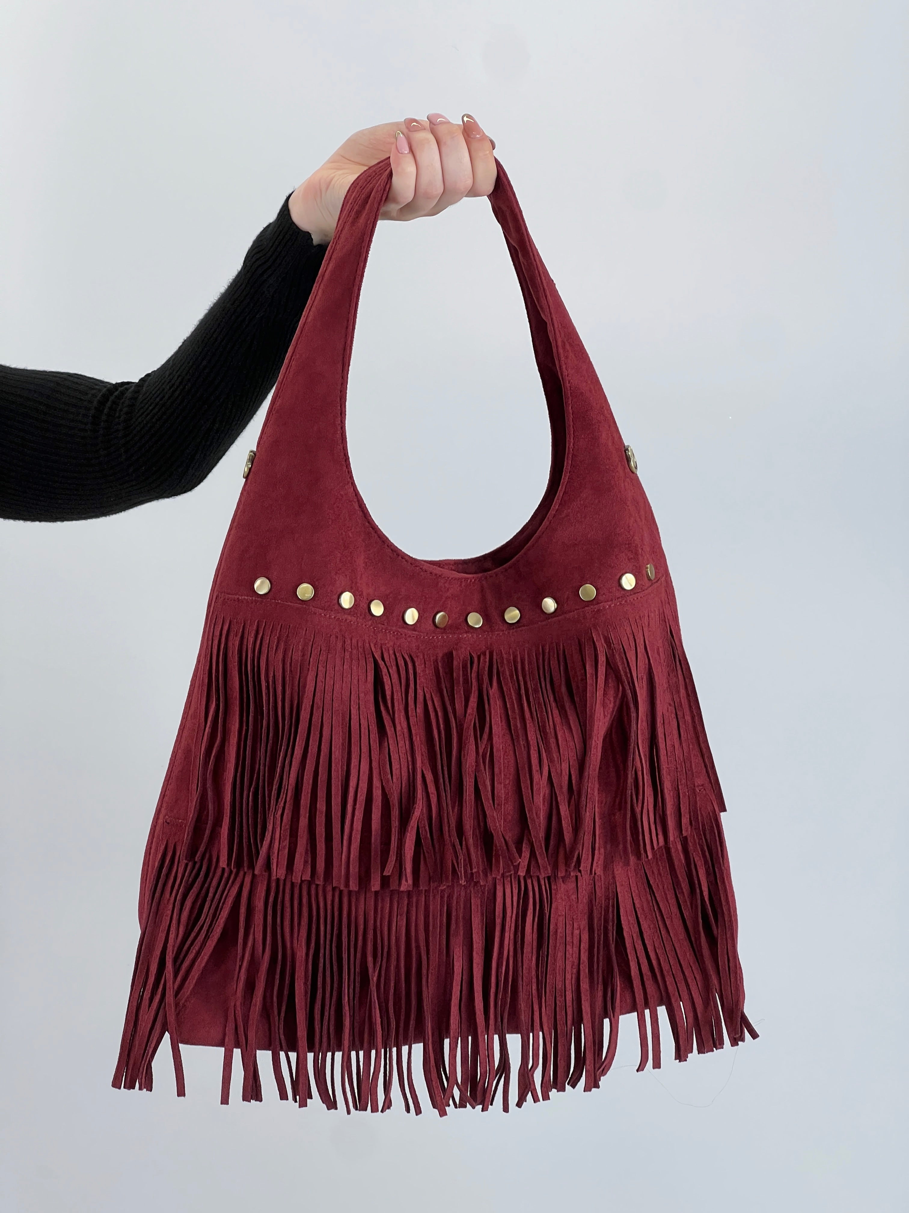 Bolso flecos tachuela - Zebra&Maduixa®
