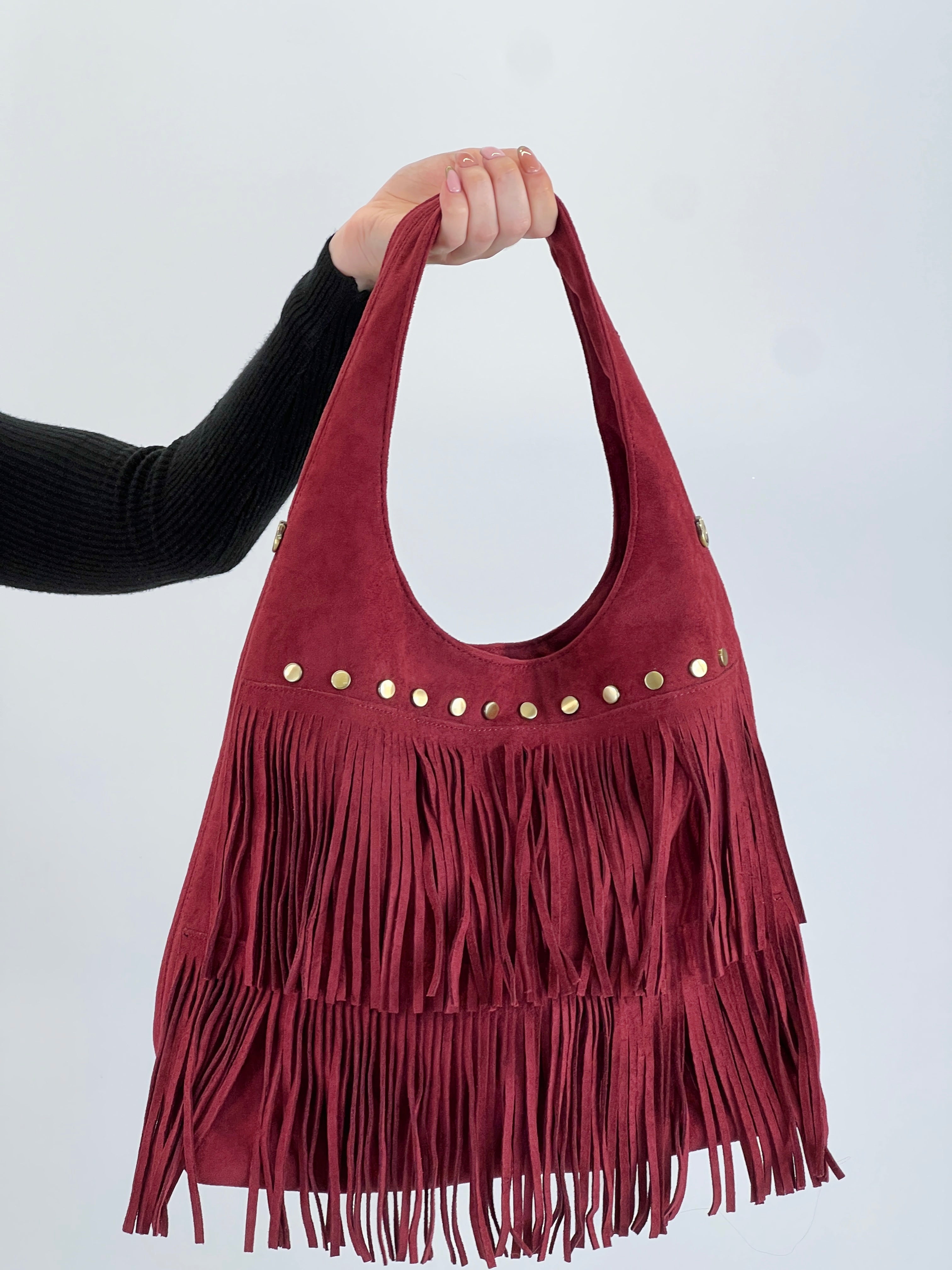 Bolso flecos tachuela - Zebra&Maduixa®