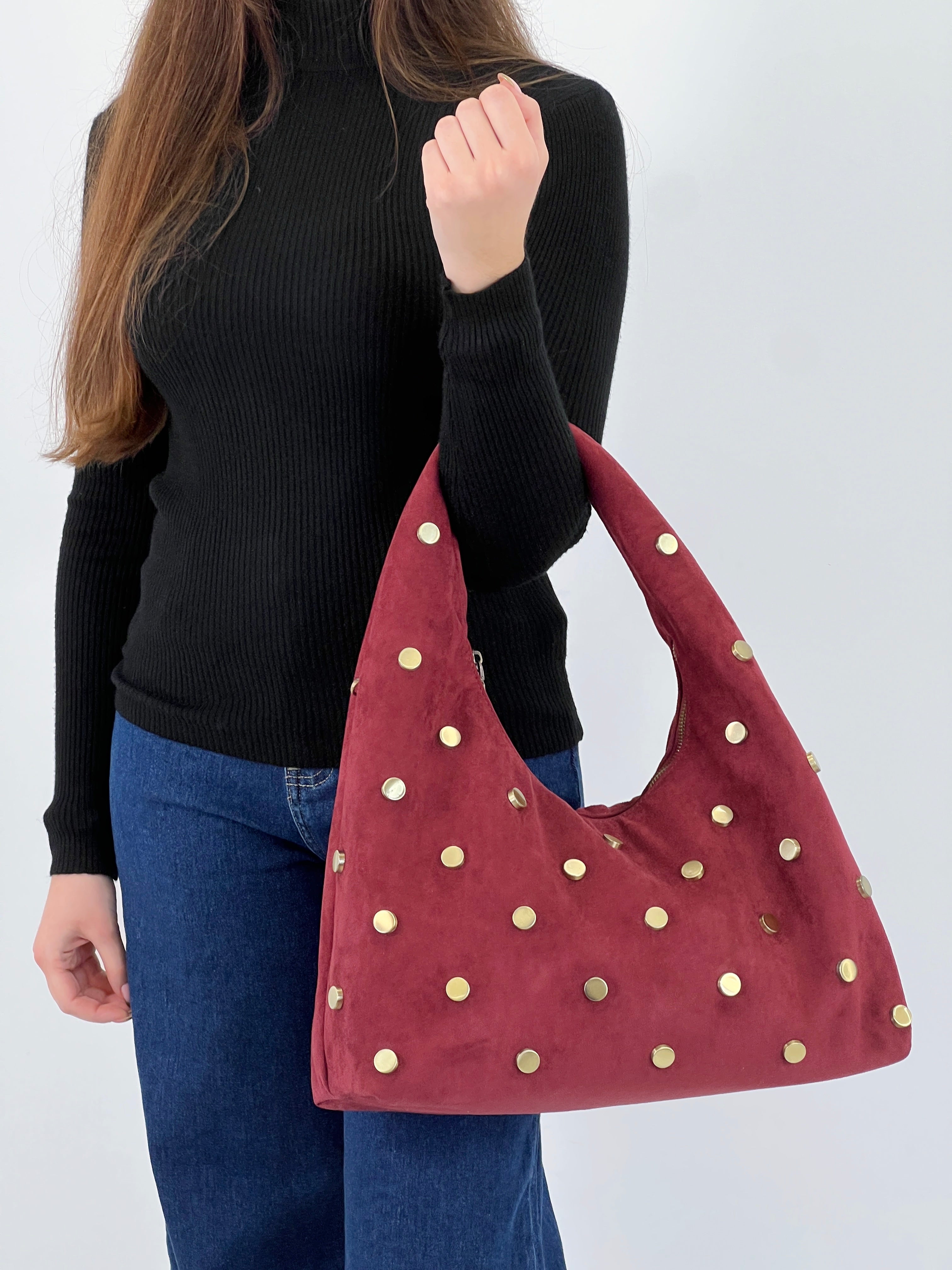 Bolso hobo tachas - Zebra&Maduixa®