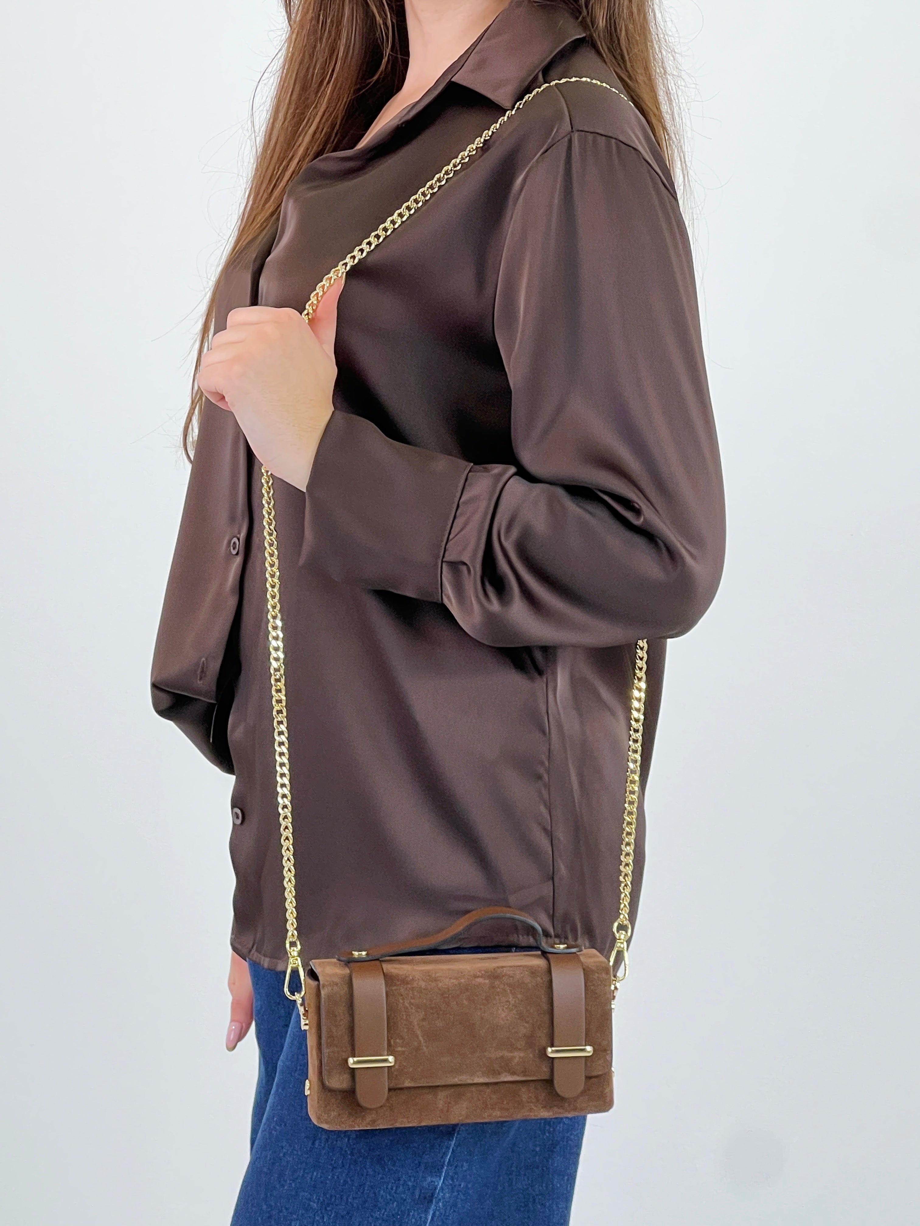 Bolso de piel correas - Zebra&Maduixa®