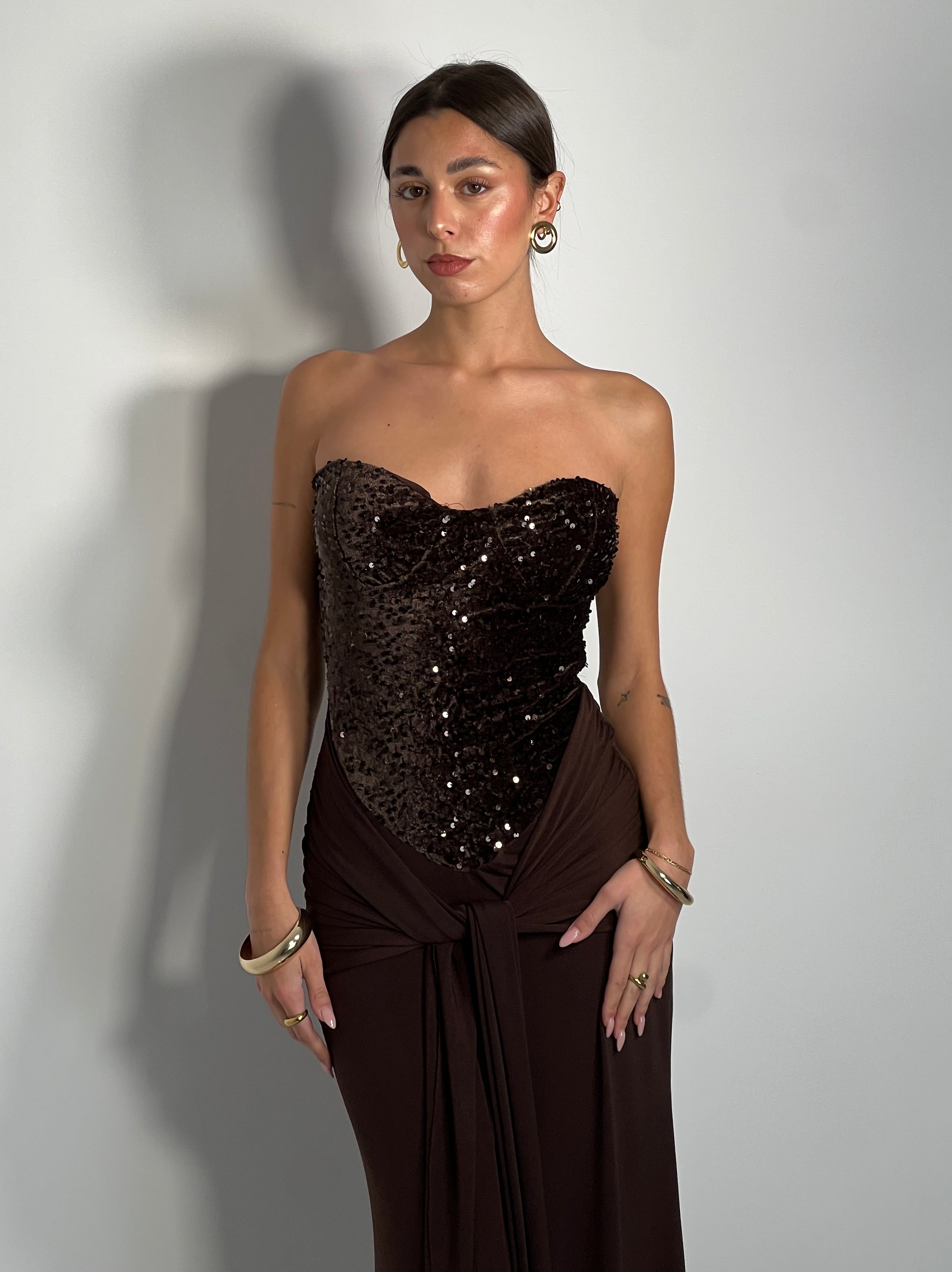 Vestido combinado terciopelo - Zebra&Maduixa®