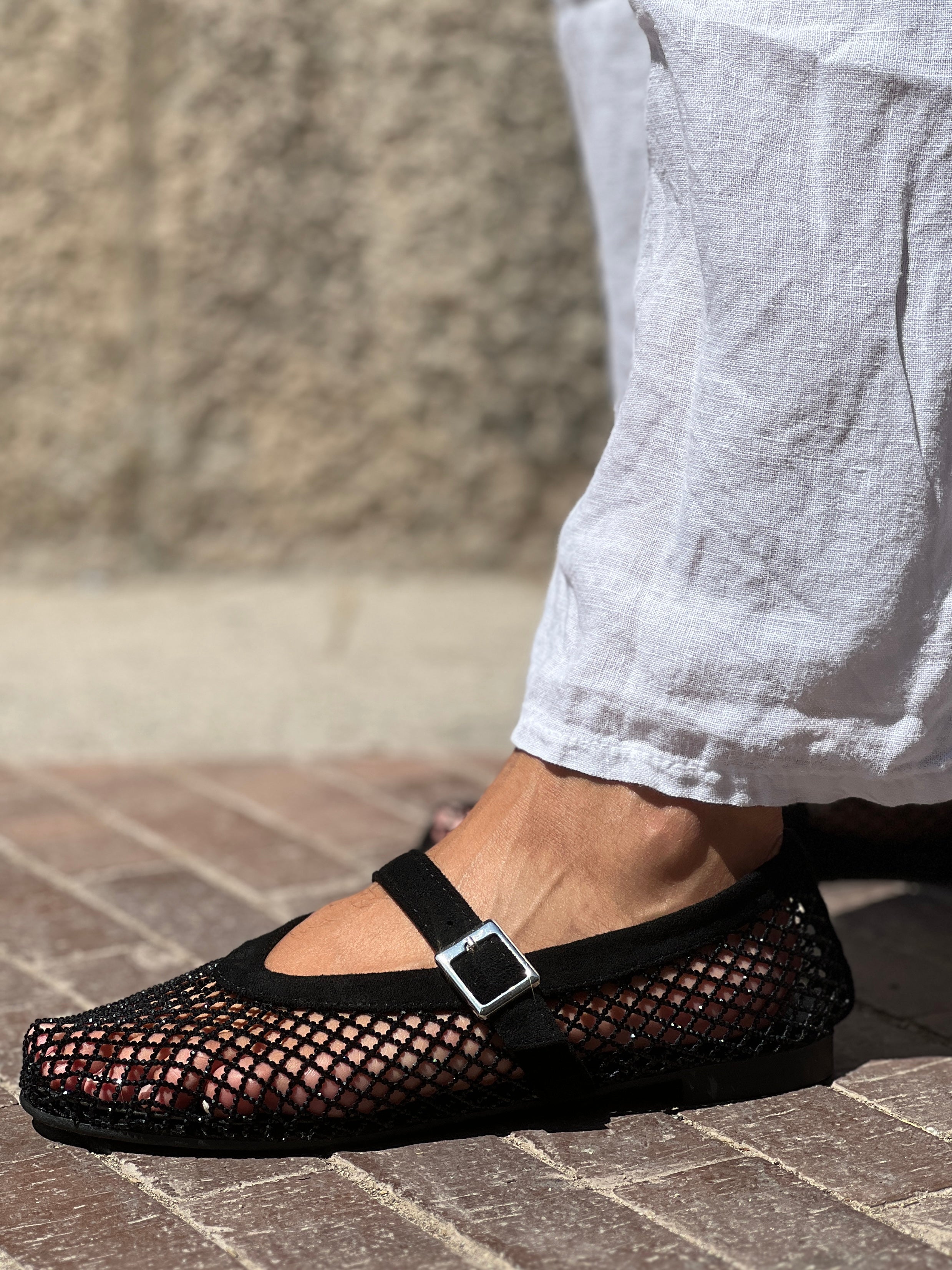 Ballerine con rete