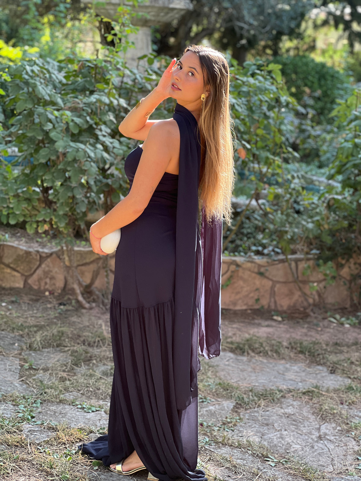Vestido asimétrico capa Siena - Zebra&Maduixa®