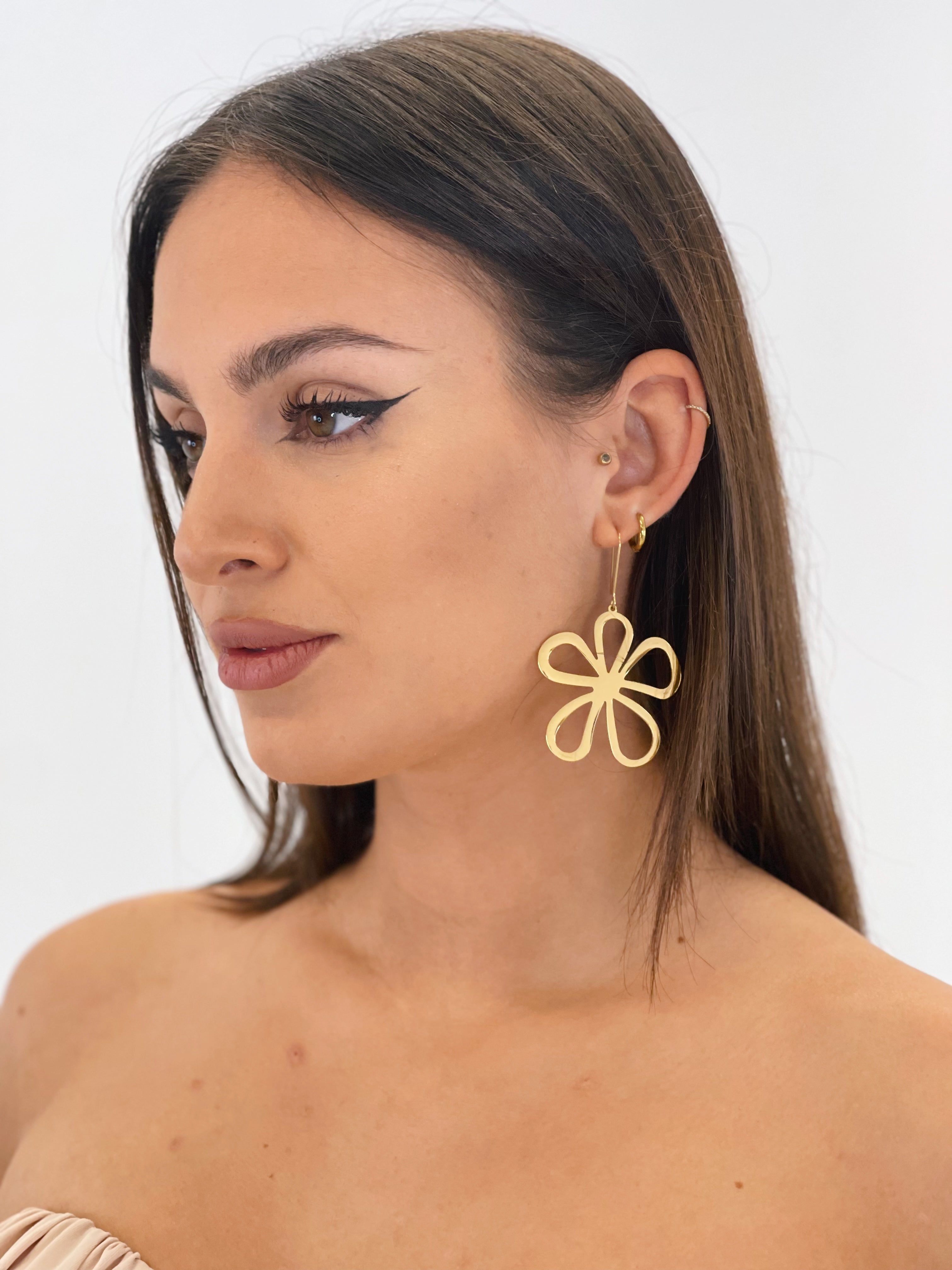 Pendientes flor Agatha - Zebra&Maduixa®