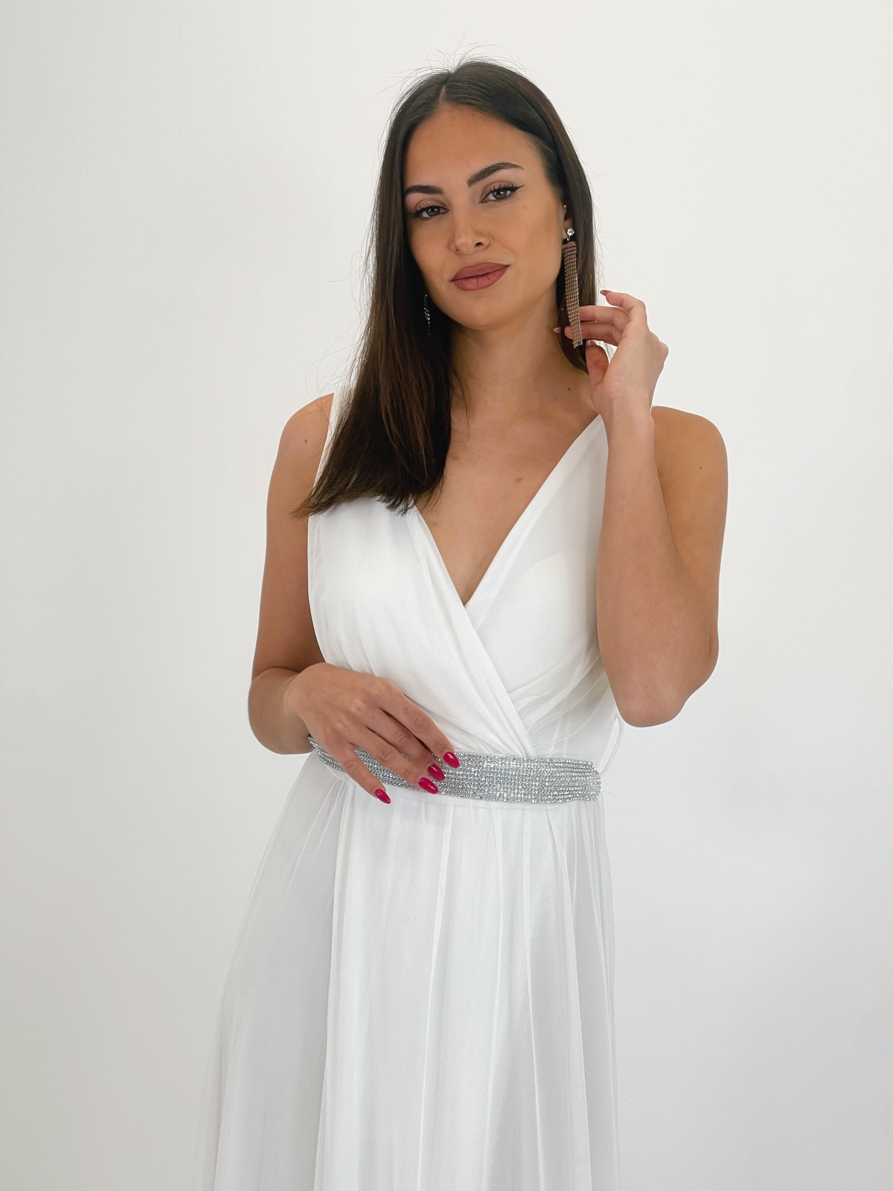 Vestido de tul Lucia Blanco - Zebra&Maduixa®