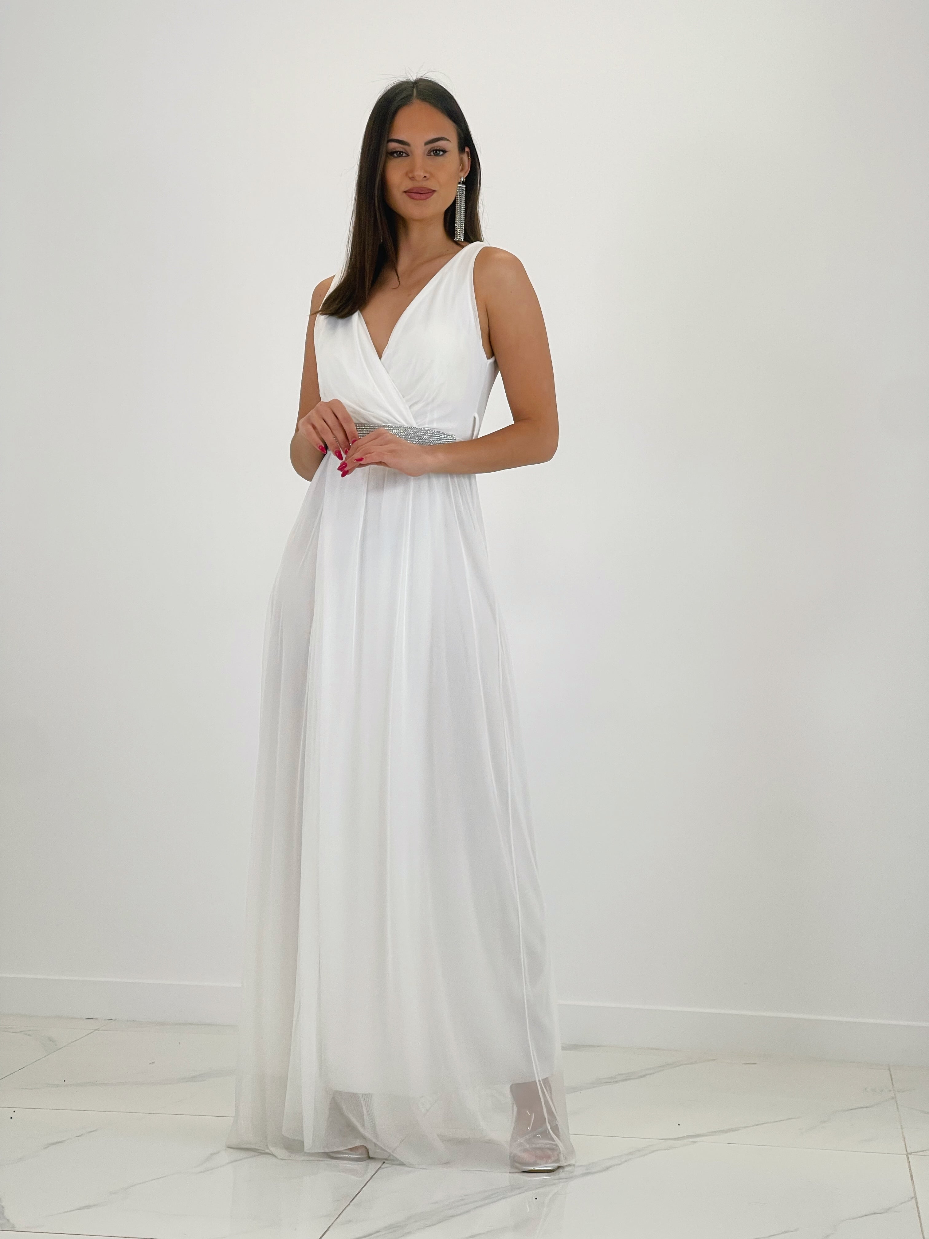 Vestido de tul Lucia Blanco - Zebra&Maduixa®