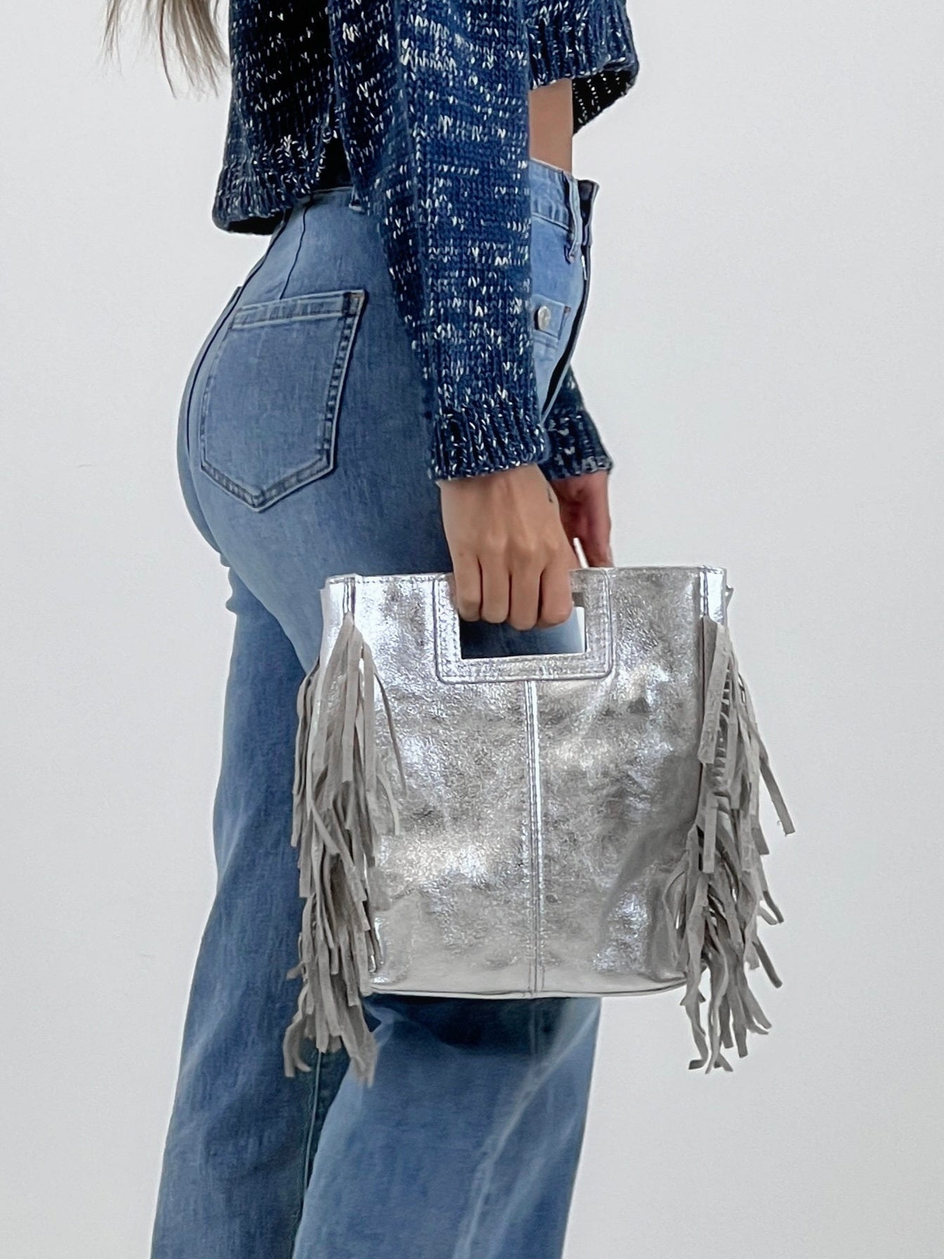 Bolso piel flecos - Zebra&Maduixa®