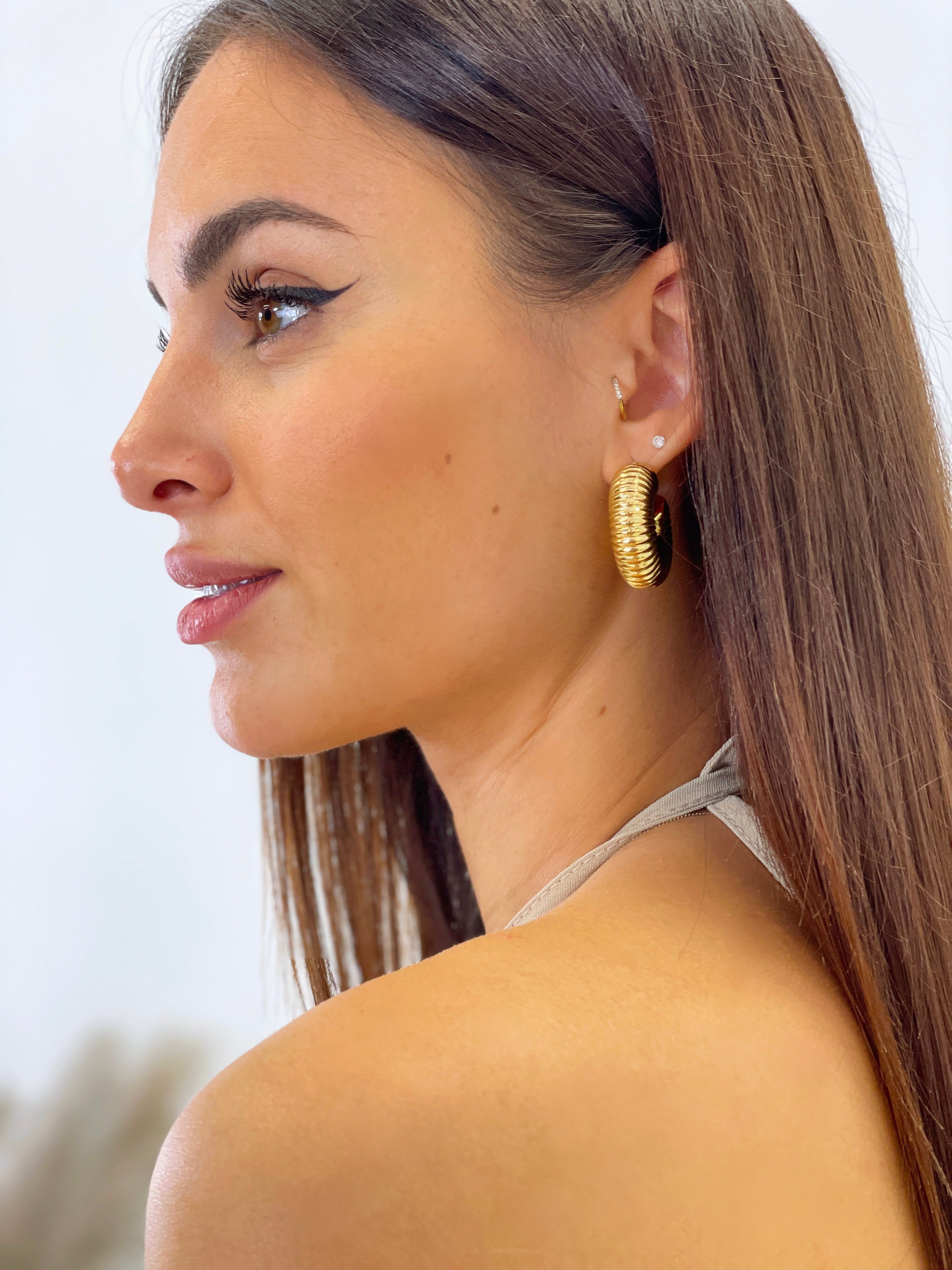 Pendientes aro caracol de mar - Zebra&Maduixa®