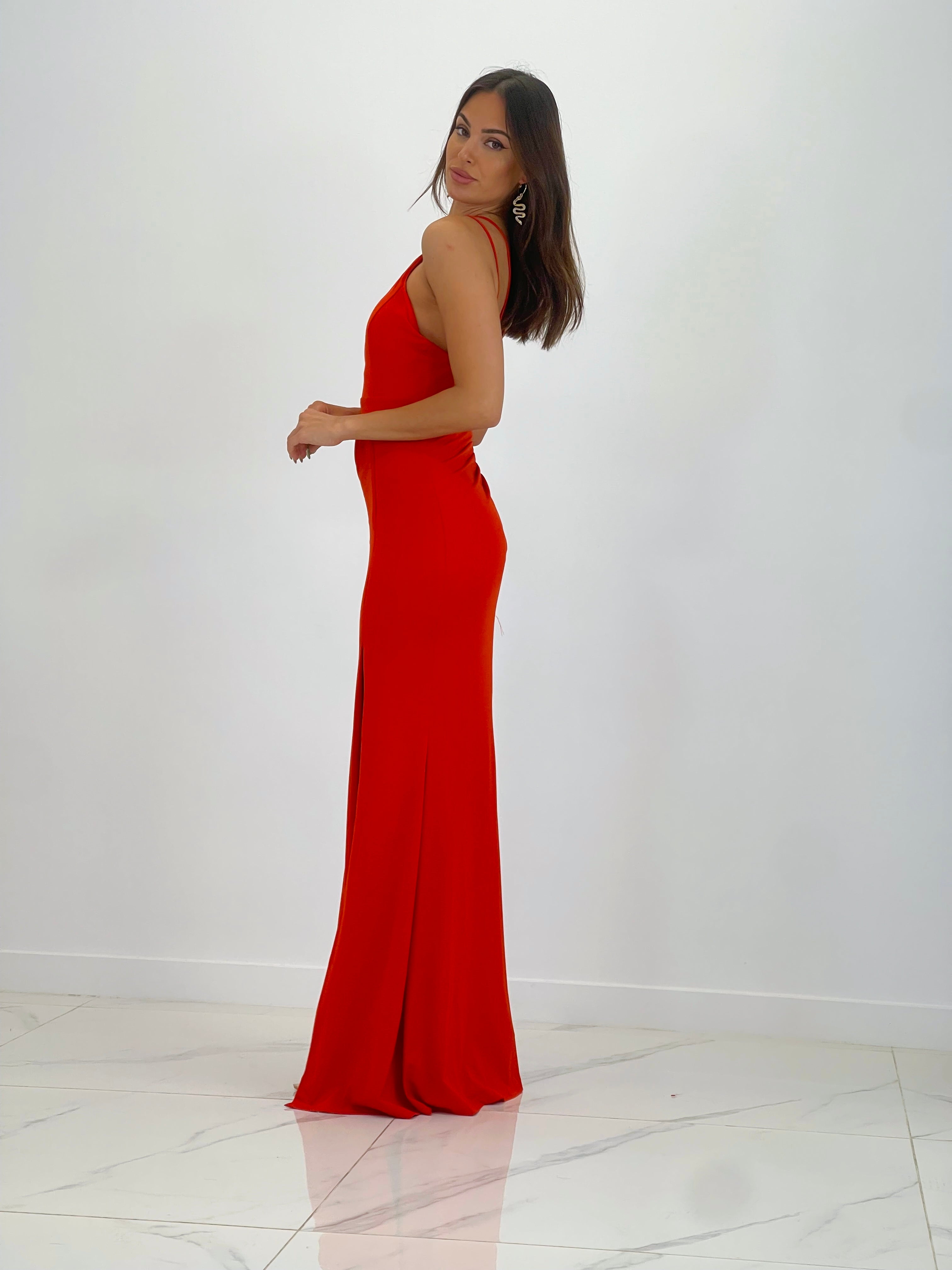 Robe dos nu de cérémonie Dionisia